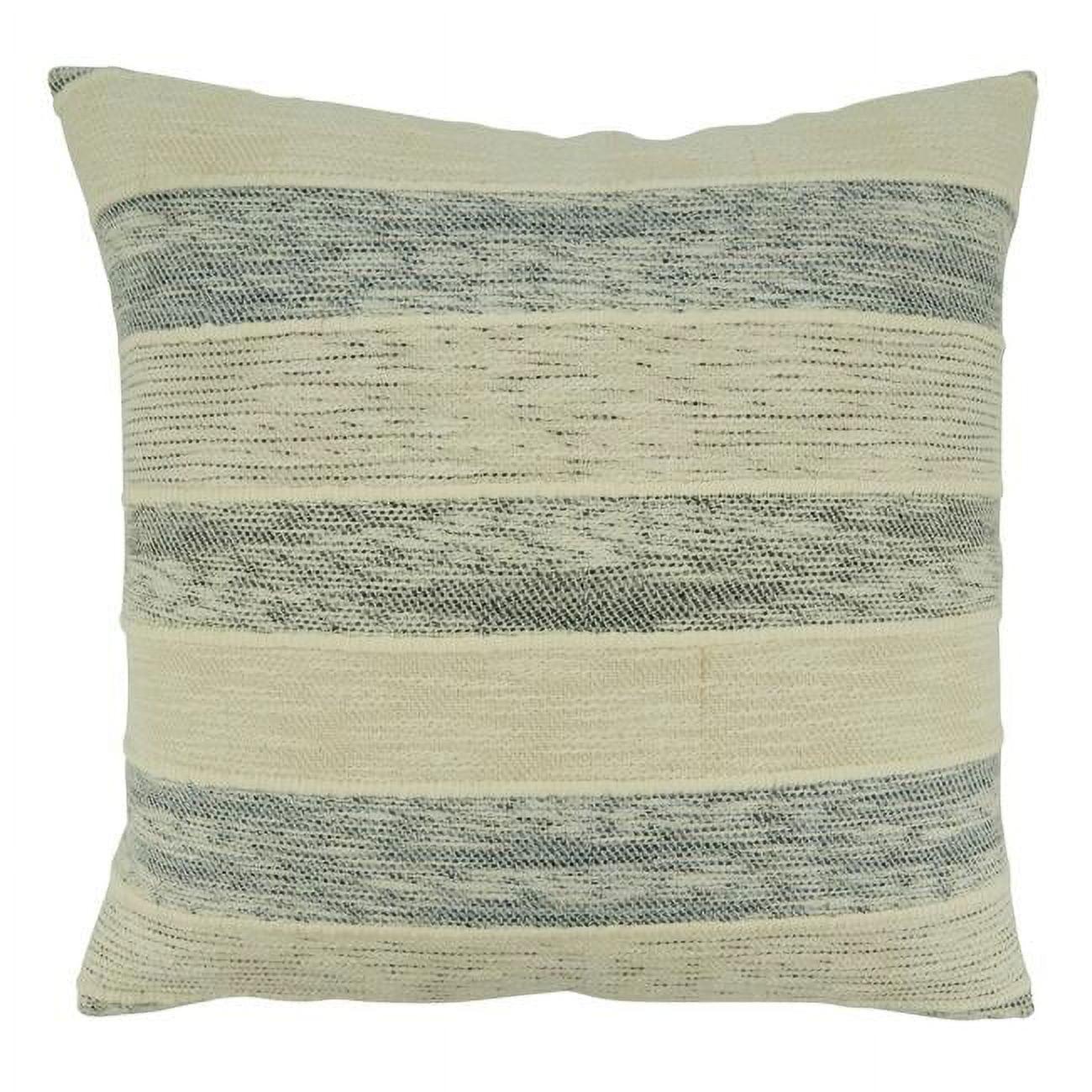 Striped Cotton Throw Pillow