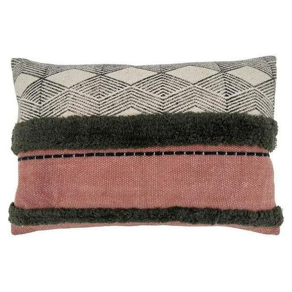 Sadie Appliqued Cotton Throw Pillow