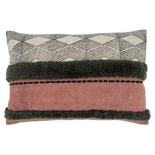 Sadie Appliqued Cotton Throw Pillow
