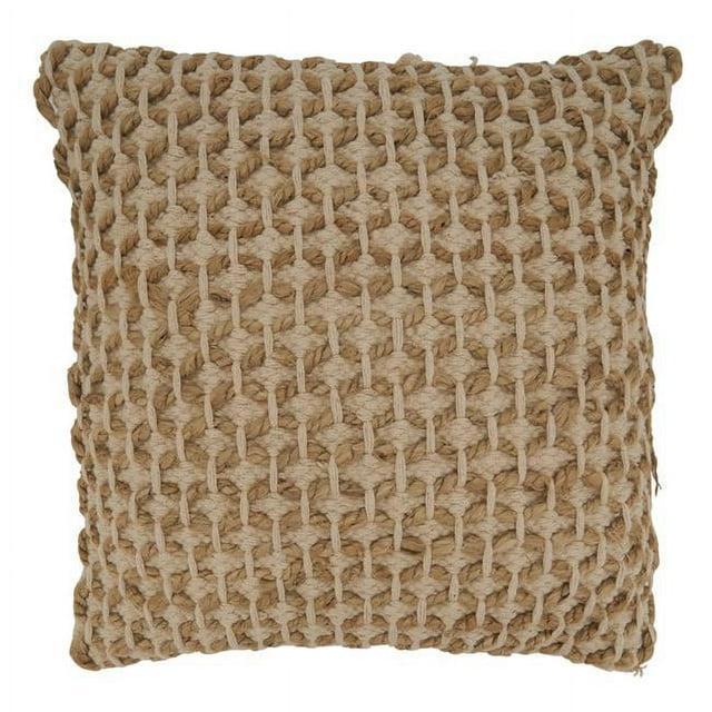 Saro Islander Collection Cotton Throw Pillow