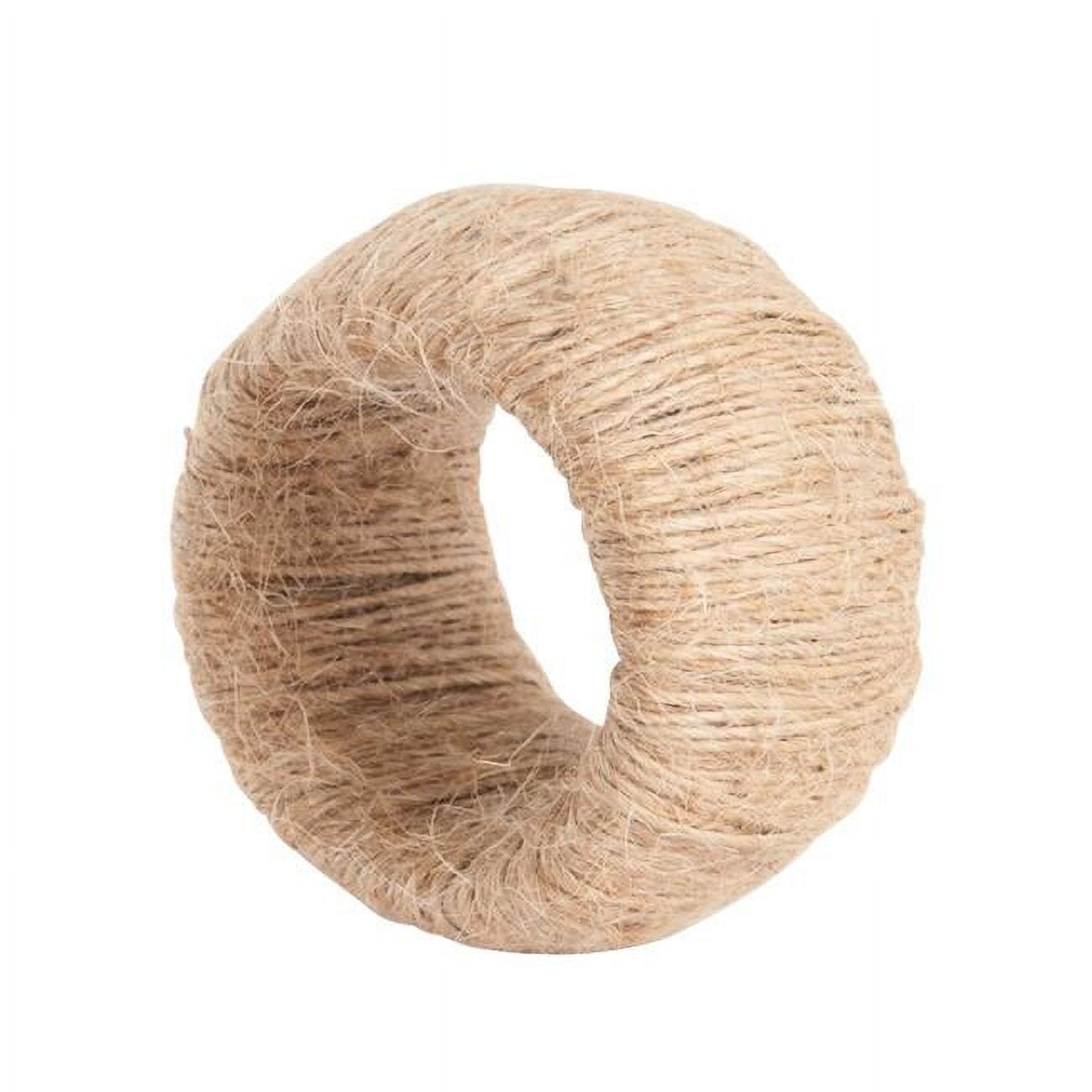 Natural Jute Napkin Rings Set of 4