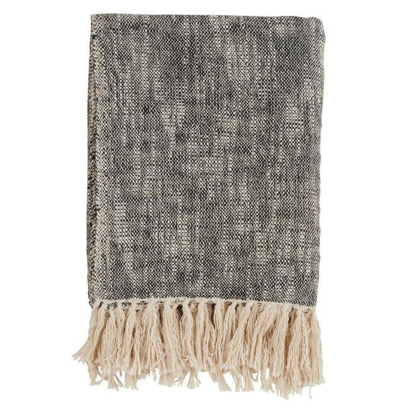 Saro Sevan Collection Hand Woven Throw Blanket