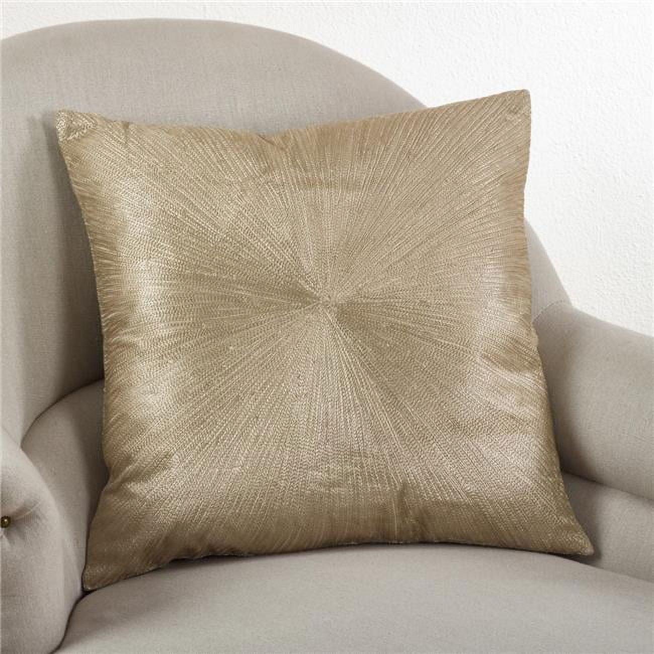 Saro Gemma Design Cotton Throw Pillow