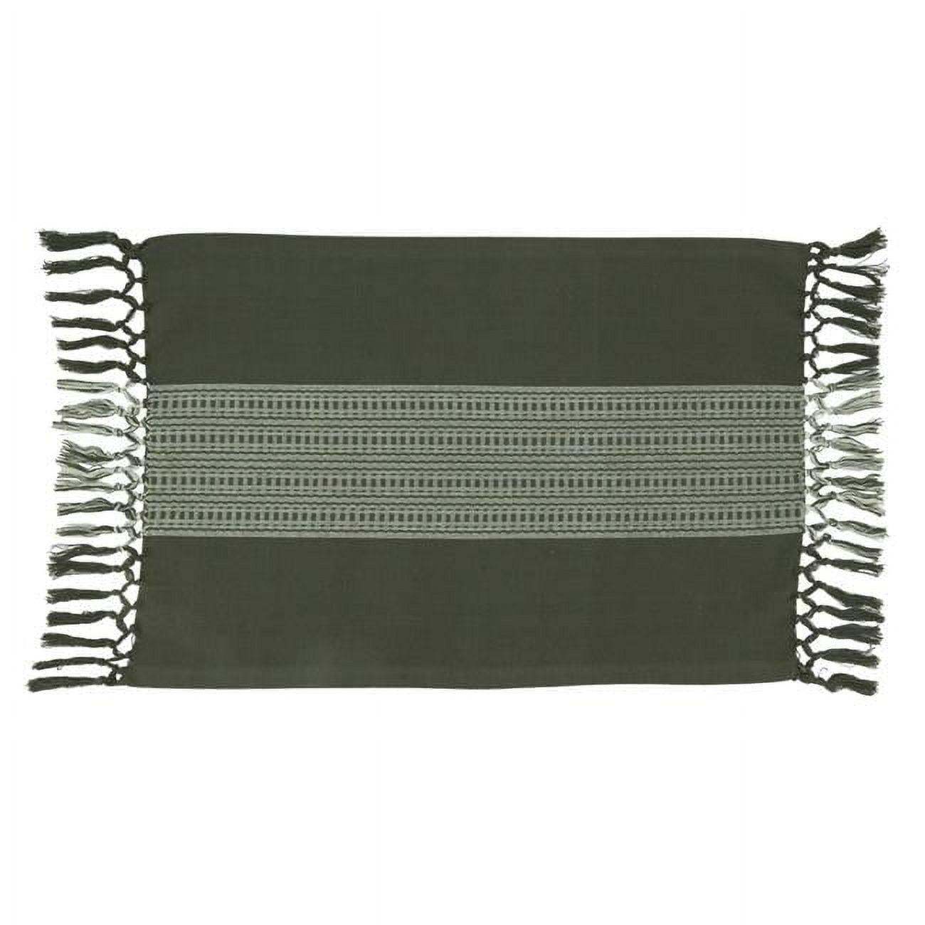 100% Cotton Striped Rectangle Placemat (Set of 4)