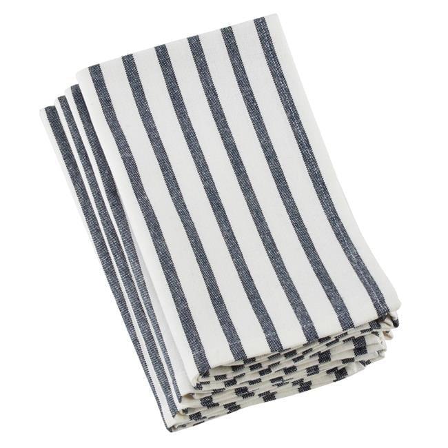 Saro Lifestyle Cotton Striped Napkins (Set of 4)