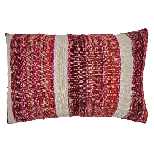 Lynn Collection Striped Cotton Throw Pillow