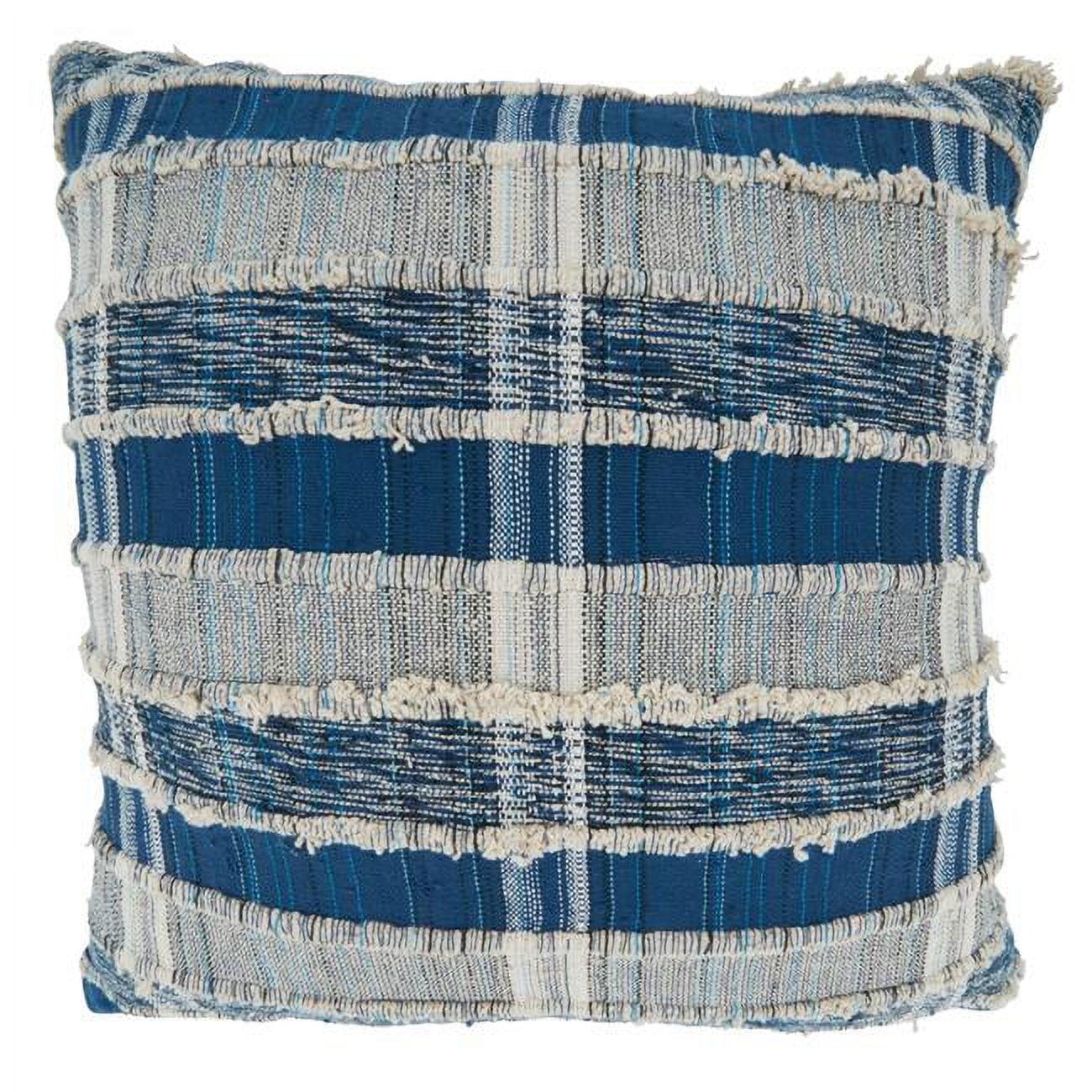 Saro Lifestyle Saro Lifestyle Striped Design Woven Cotton Pillow Cover