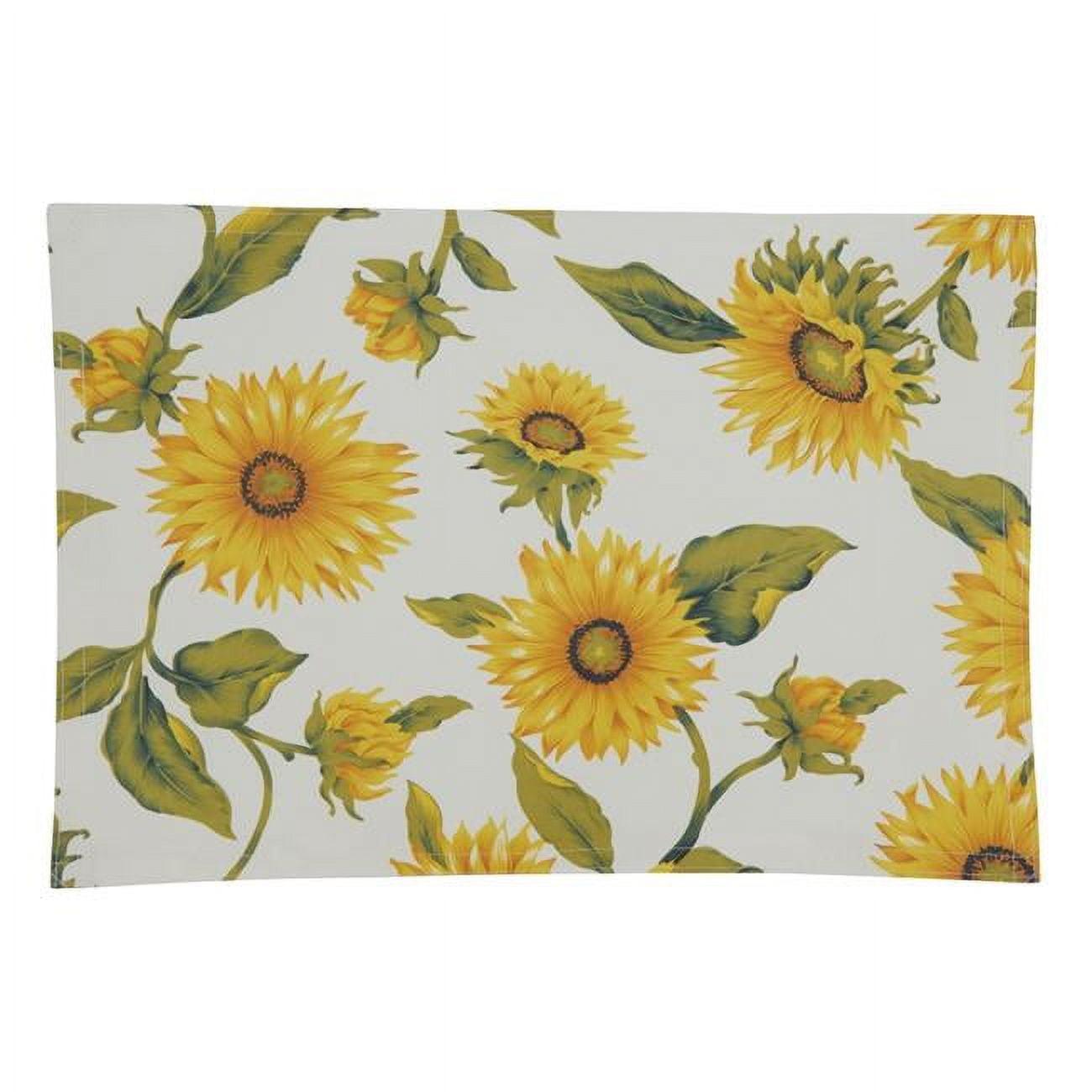 Girassol Polyester No Pattern Rectangle Placemat