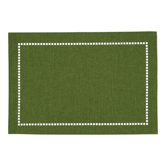 Gracie Oaks Neith Polyester No Pattern Rectangle Placemat (Set of 4)