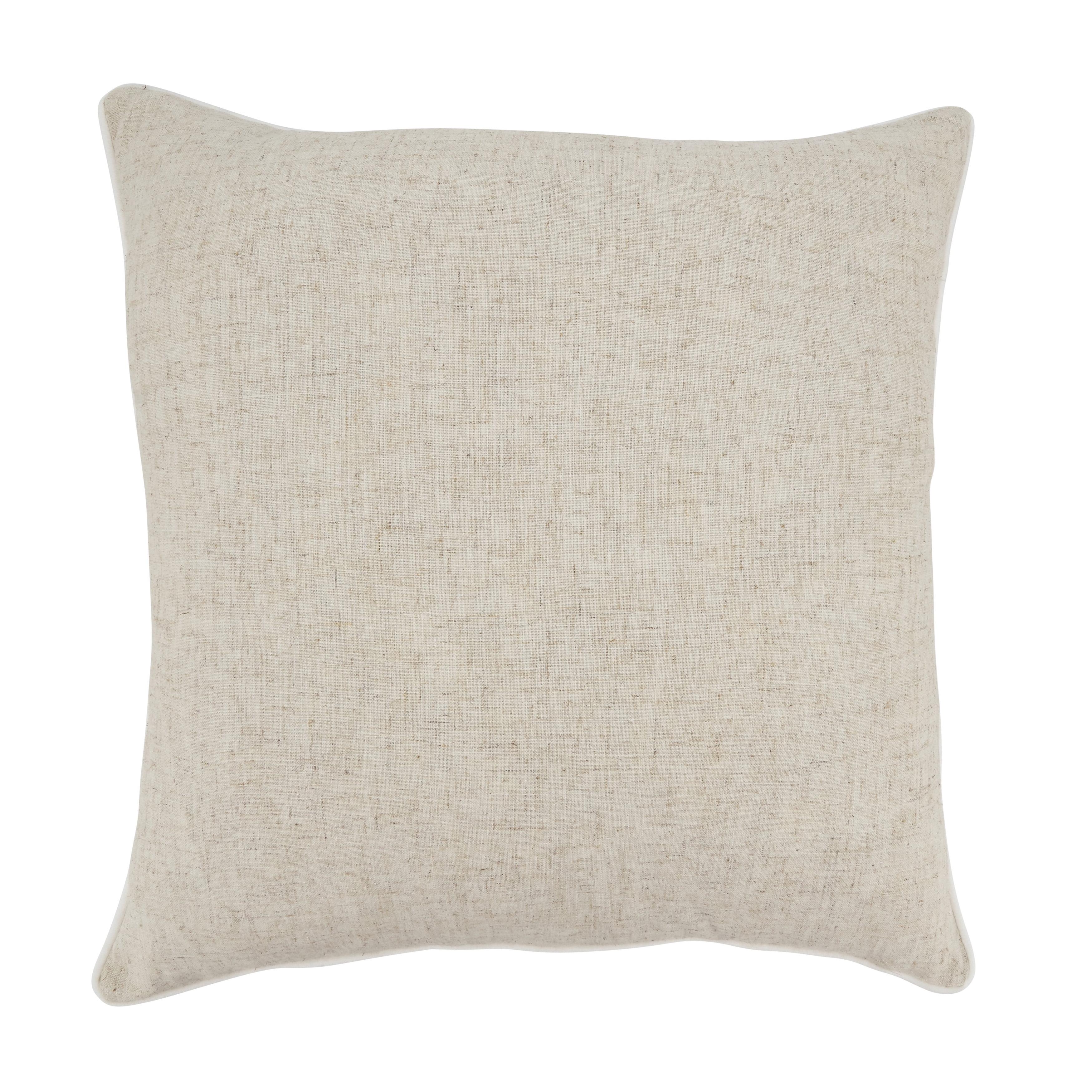 Saro Lifestyle Toscana Daydream Throw Pillow Cover with Piping