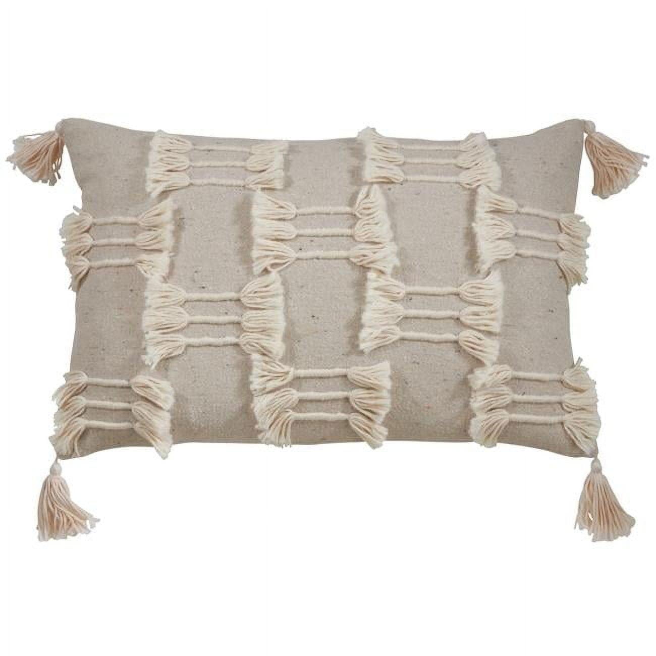Trois Lignes Collection Cotton Throw Pillow
