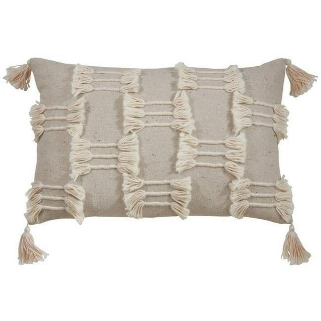 Trois Lignes Collection Cotton Throw Pillow