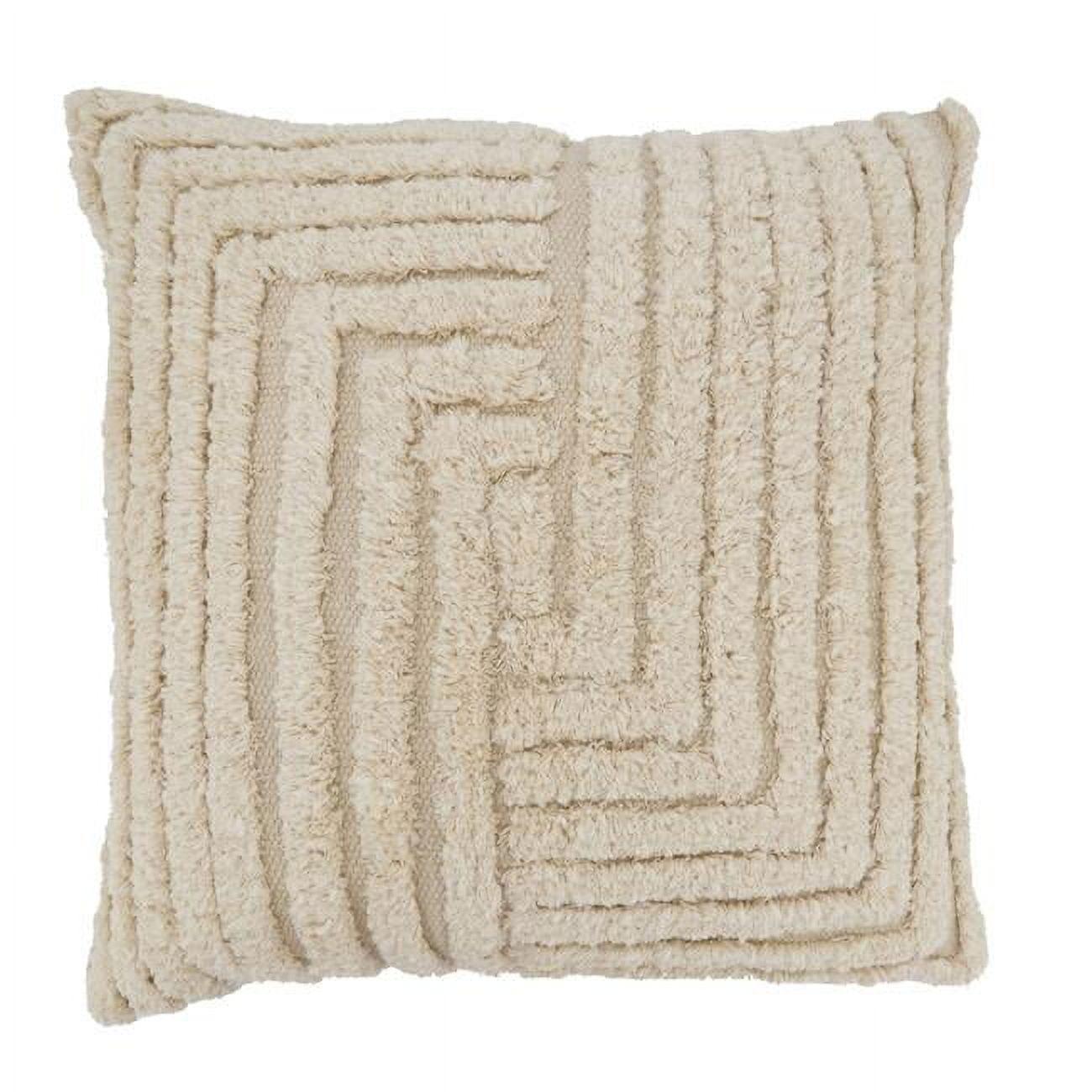 Saro Adelaide Collection Cotton Pillow Cover
