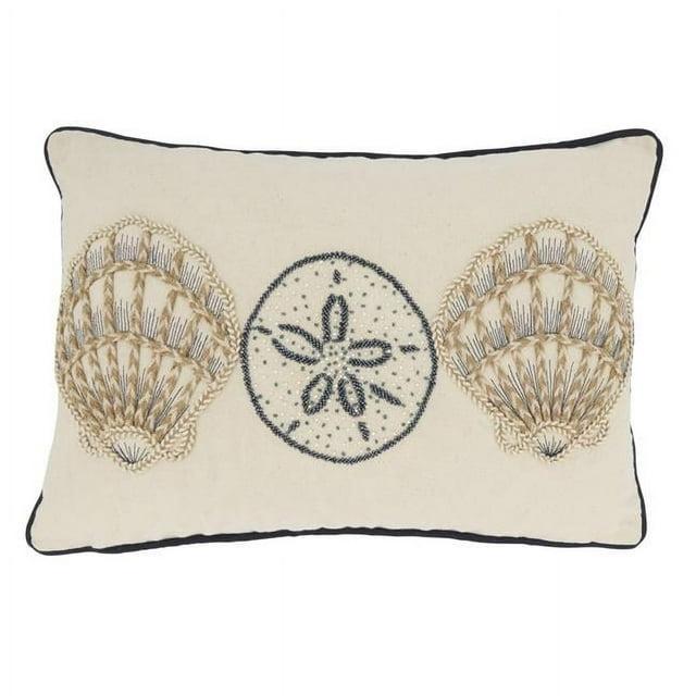 Saro Marcia Collection Cotton Pillow Cover