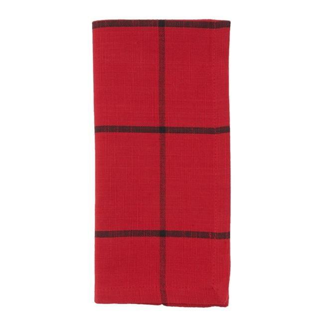 Hester Cotton Plaid Square Napkin (Set of 4)