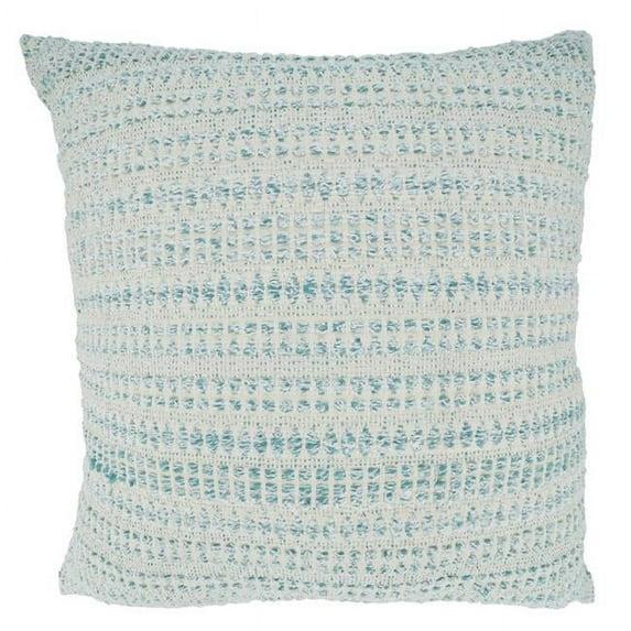 Saro Celeste Collection Geometric Cotton Blend Throw Pillow