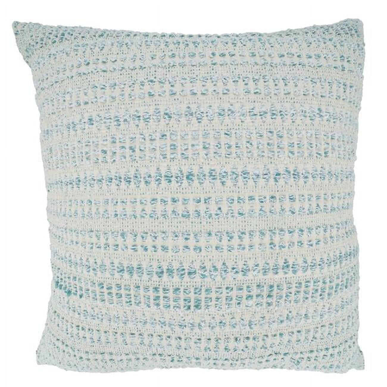 Saro Celeste Collection Geometric Cotton Blend Throw Pillow