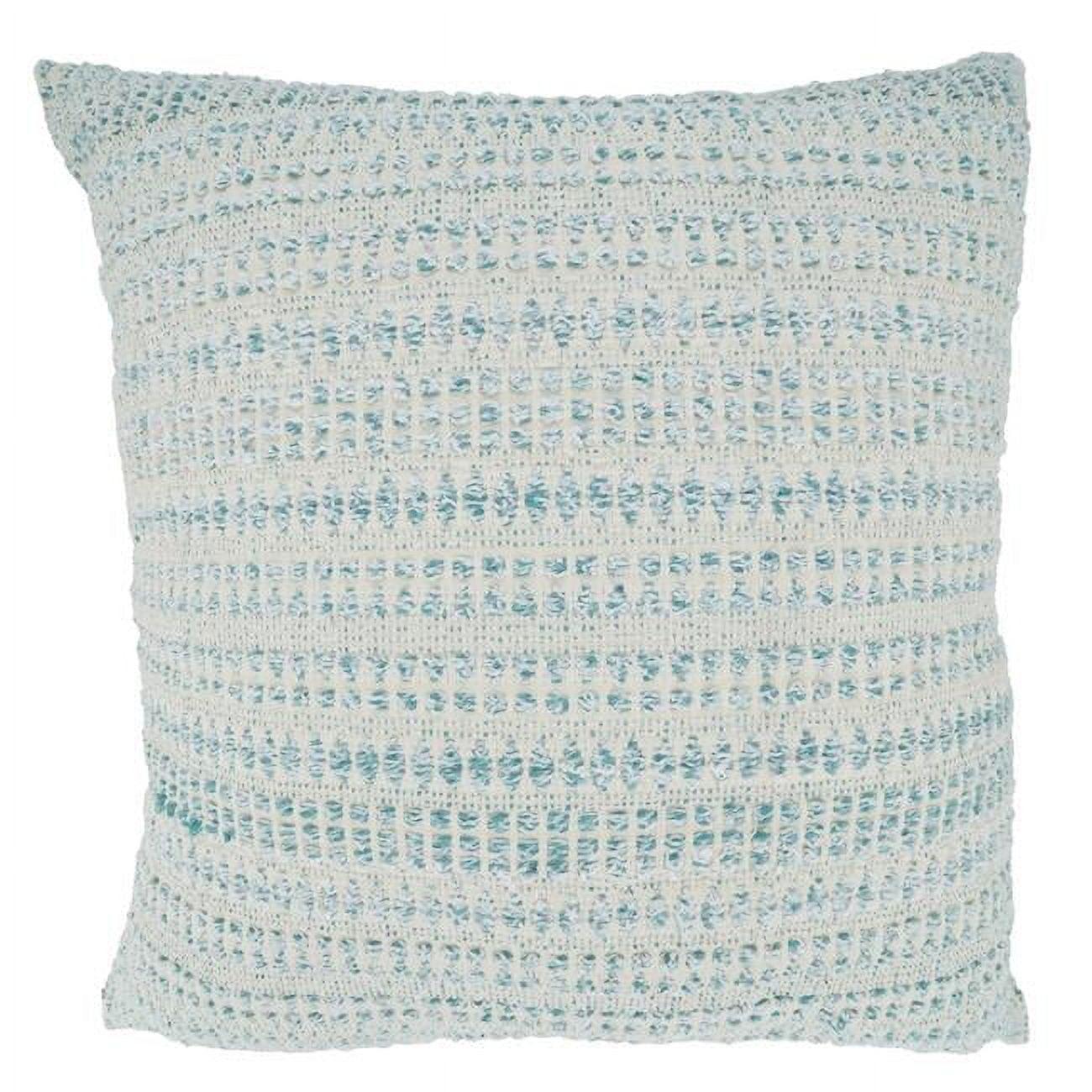 Saro Celeste Collection Geometric Cotton Blend Throw Pillow