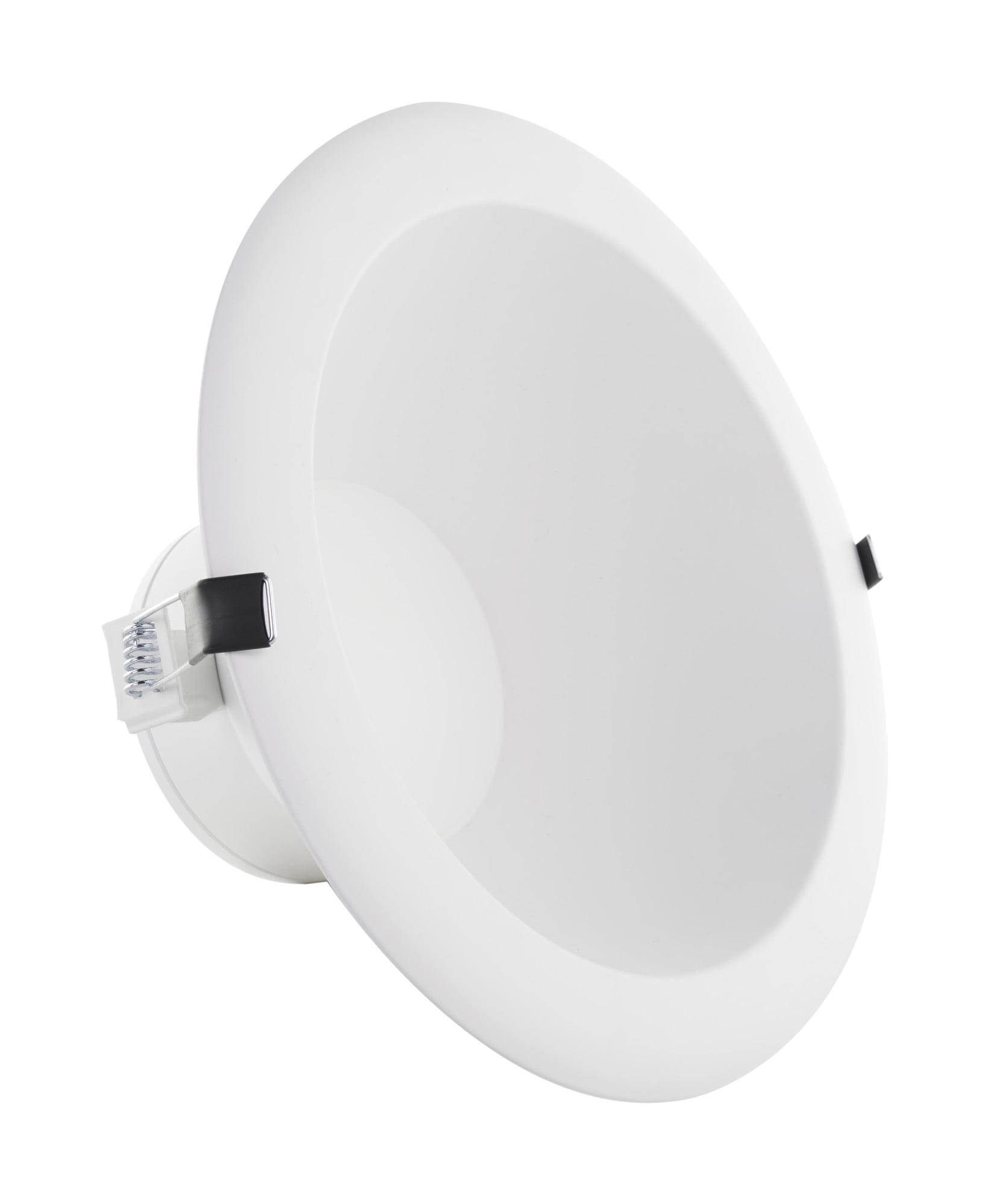 Modern White Aluminum 6-Inch LED Downlight, Energy Star Certified