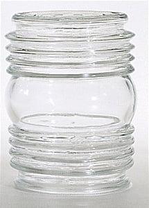 Clear Cylindrical Glass Wall Lamp Shade, 3.75"W x 4.5"H