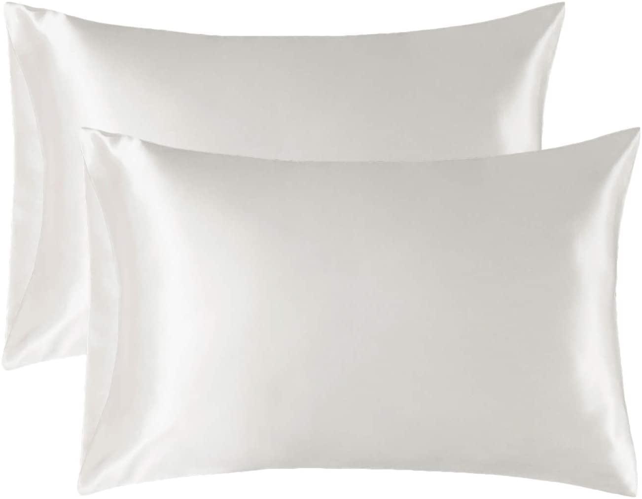 Satin Pillowcase (2 Pack) Queen Size (20x30 inches)