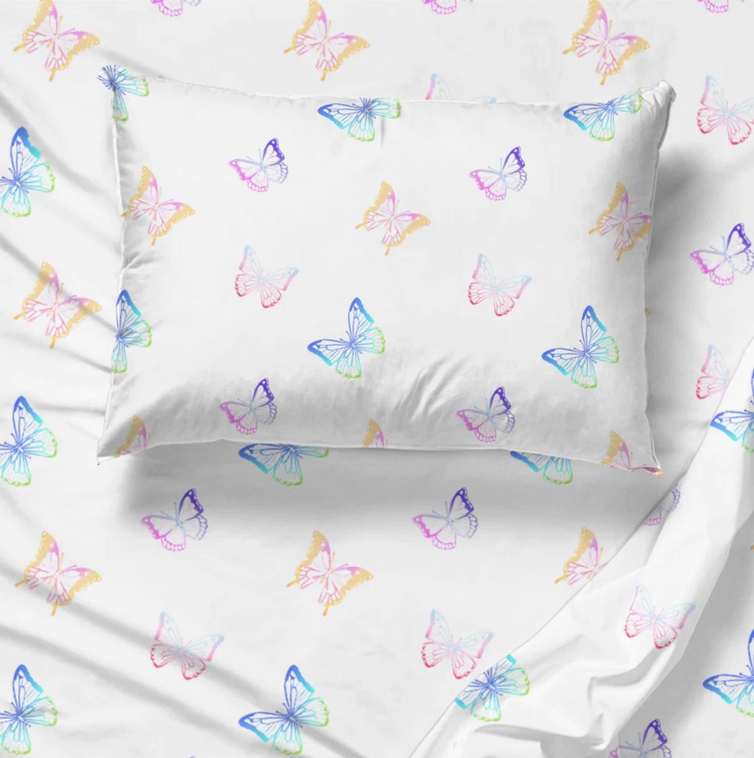 Saturday Park Saturday Park Ombre Butterflies 100% Organic Cotton Sheet Set