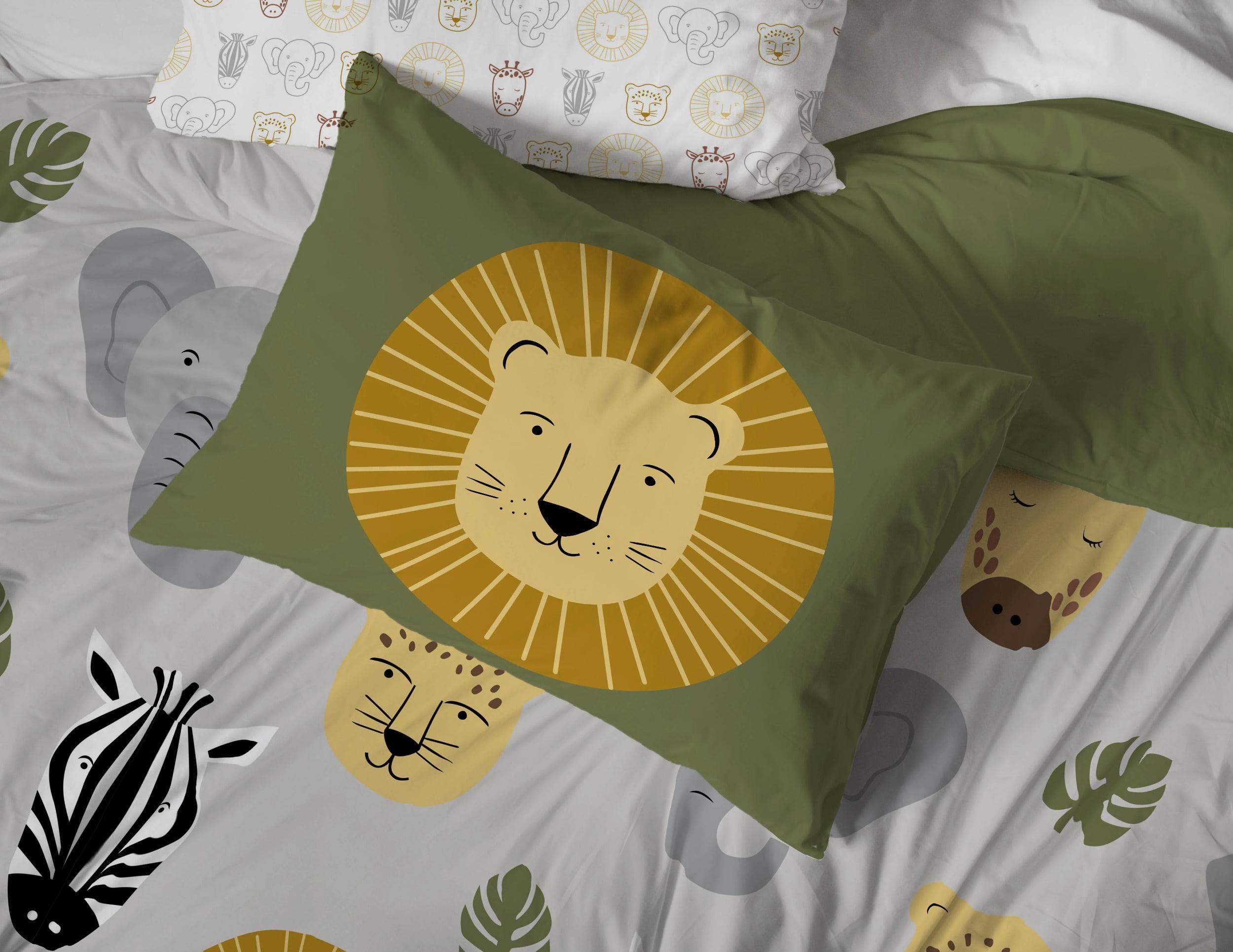 Saturday Park Safari Friends 100% Organic Cotton Duvet Cover & Sham Set