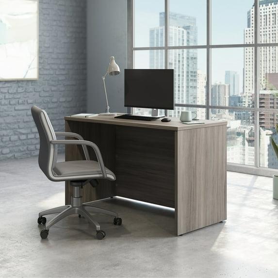 Sauder Affirm Engineered Wood 48" x 24" Computer Desk in Hudson Elm/Brown