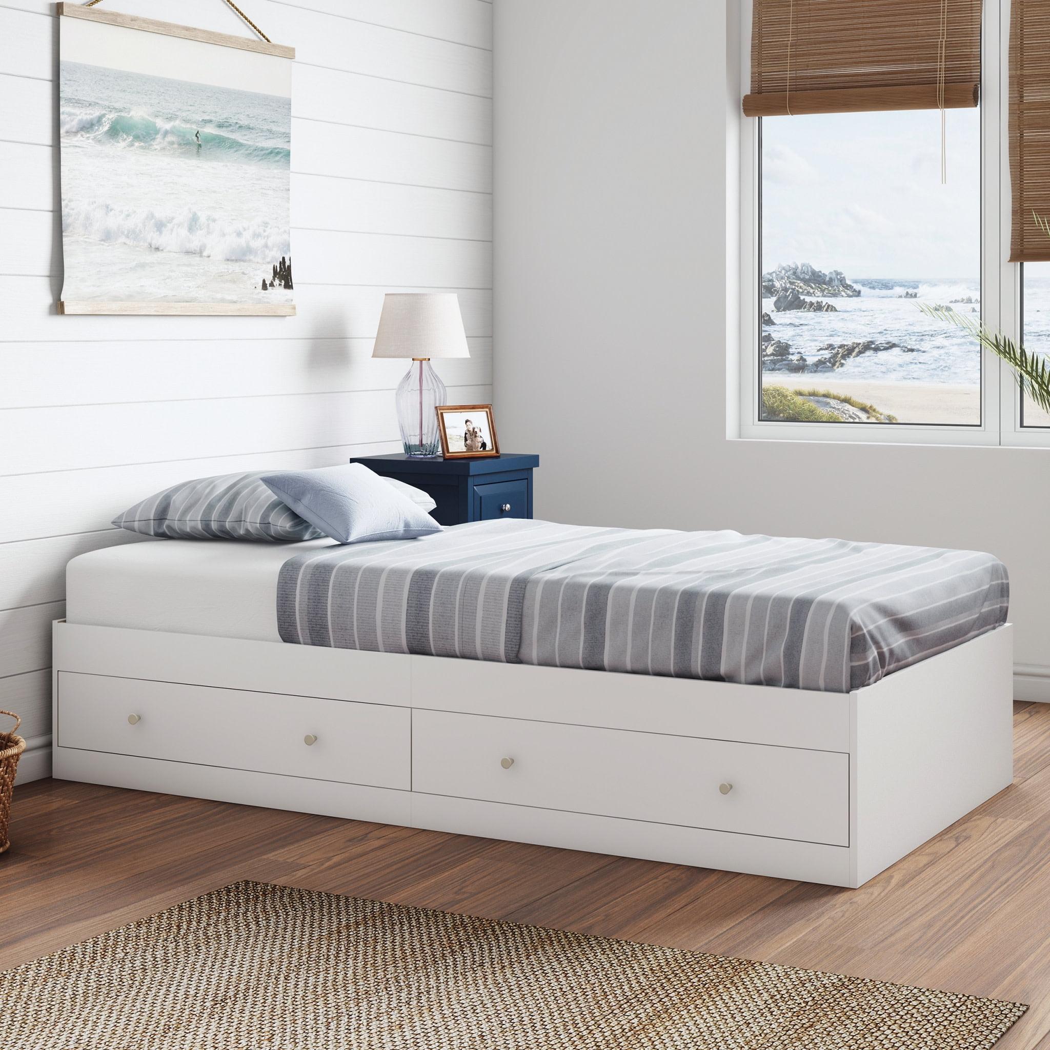 Sauder Cottage Road Mates Twin Bed, White Finish