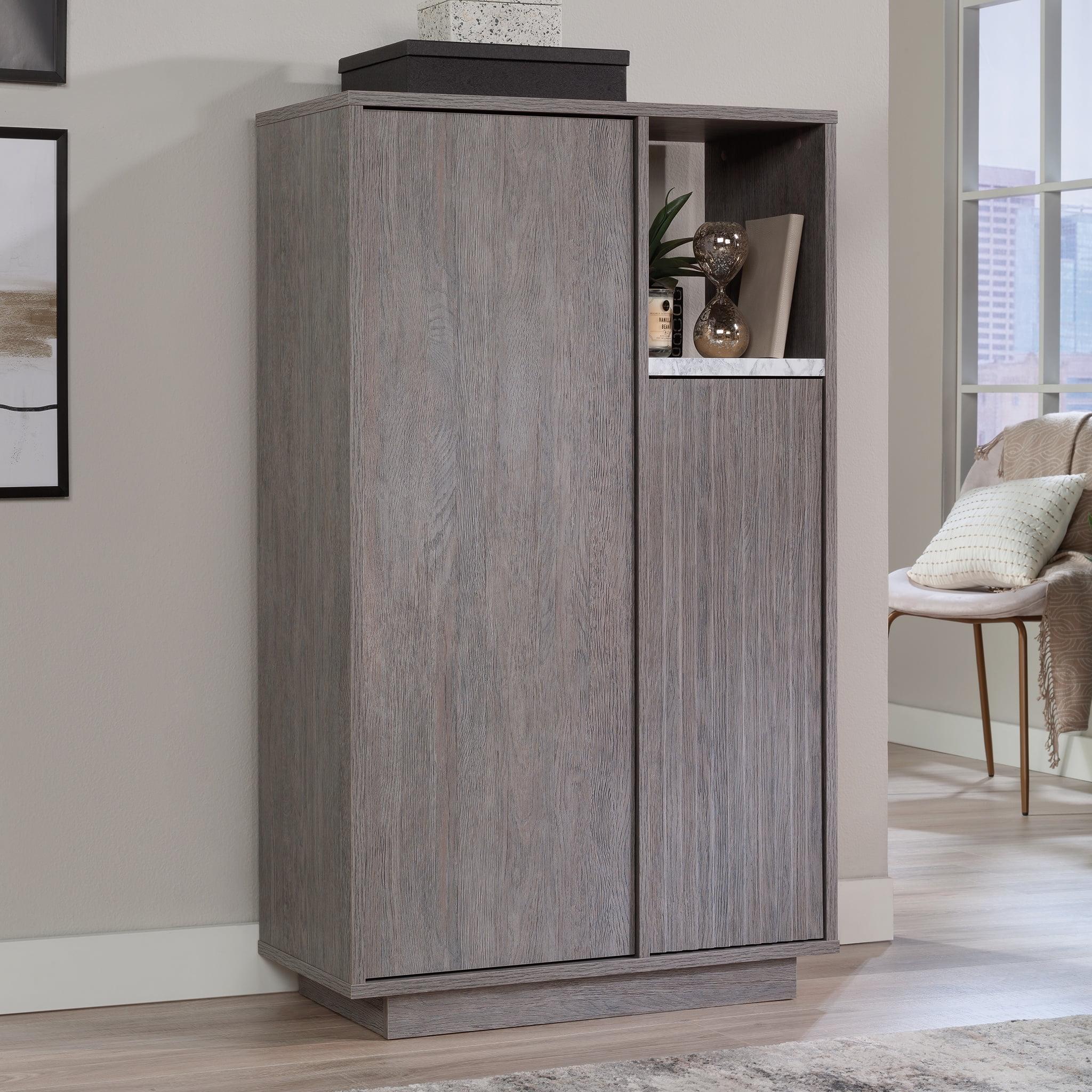 Sauder East Rock 2 Door Storage Cabinet Ashen Oak