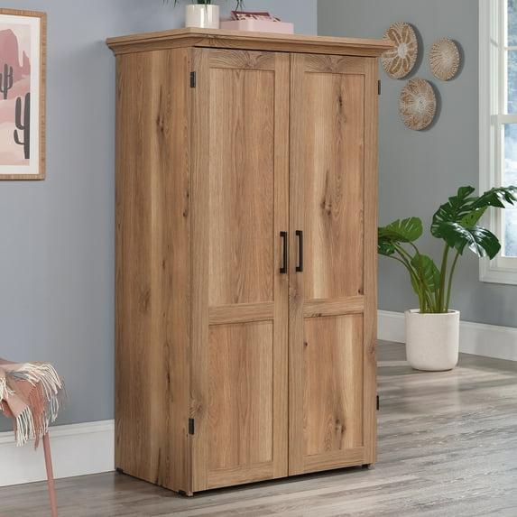 Sauder Engineered Wood Multi-Purpose Armoire in Timber Oak Finish