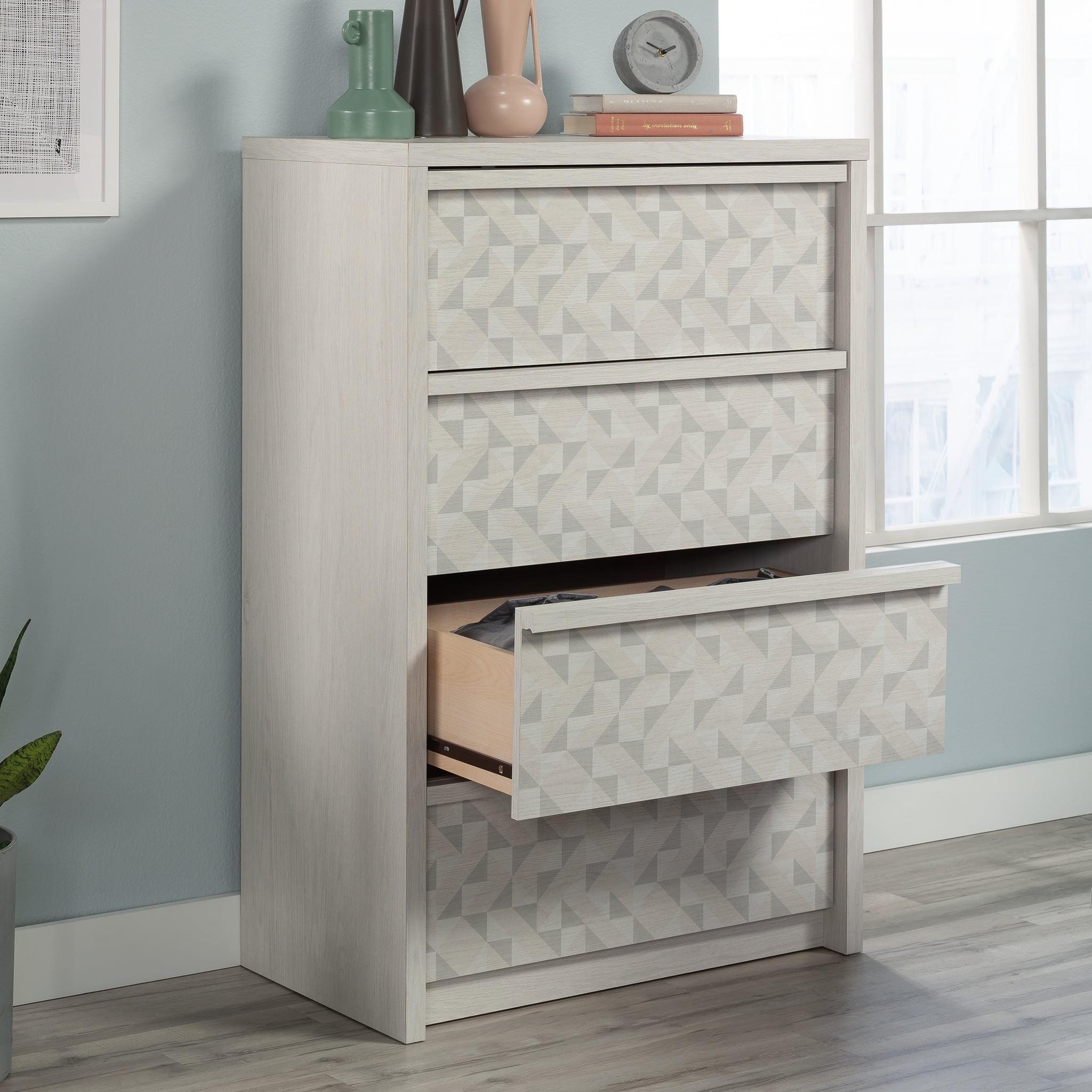 Glacier Oak Mid-Century 4-Drawer Chest