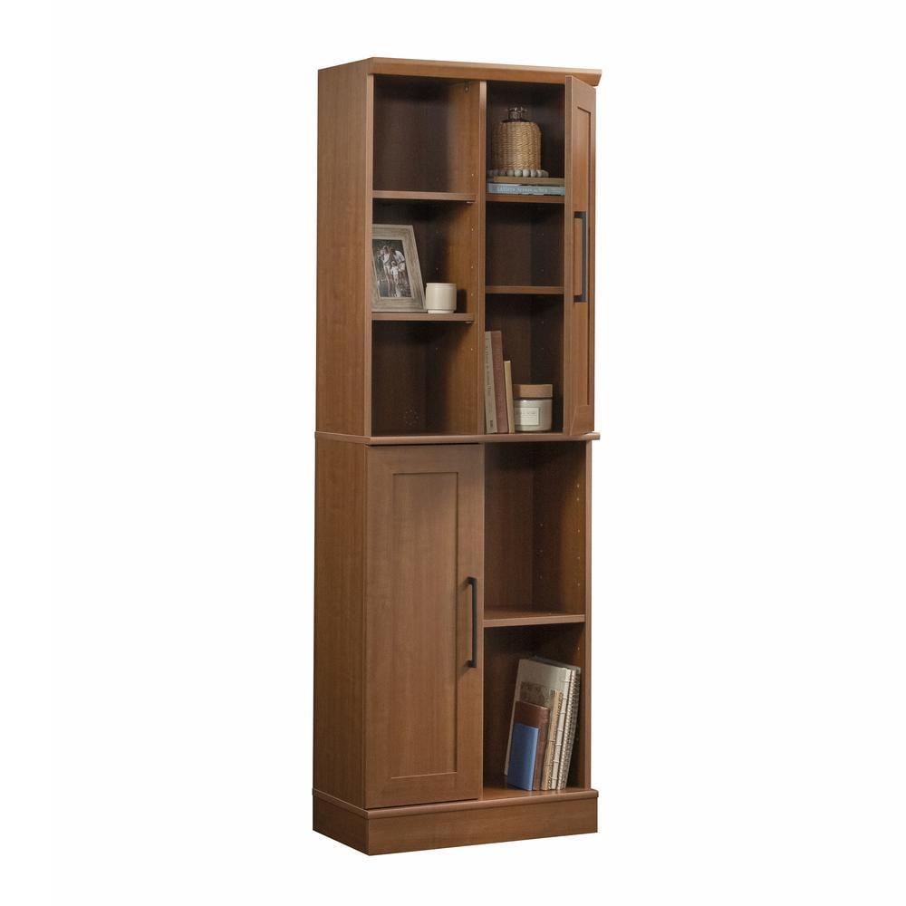 Sauder Homeplus 2 Door Storage Cabinet Sienna Oak