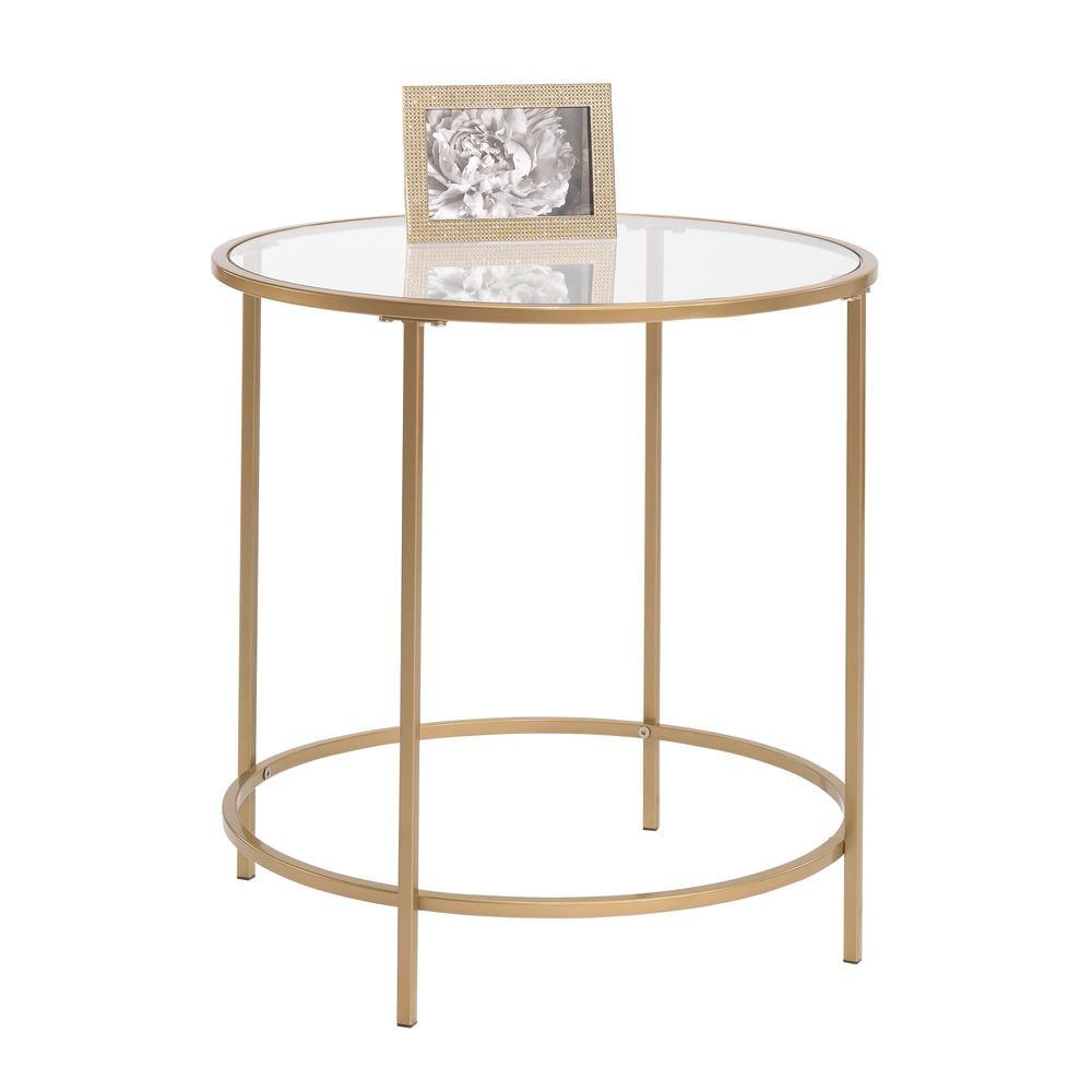 Claire Round Metal Side Table