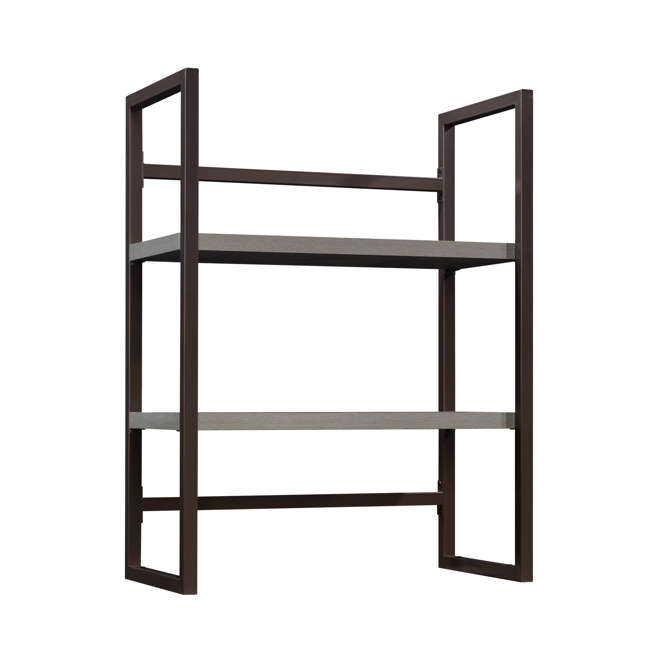 Sauder Manhattan Gate Utility Hutch, Mystic Oak Finish