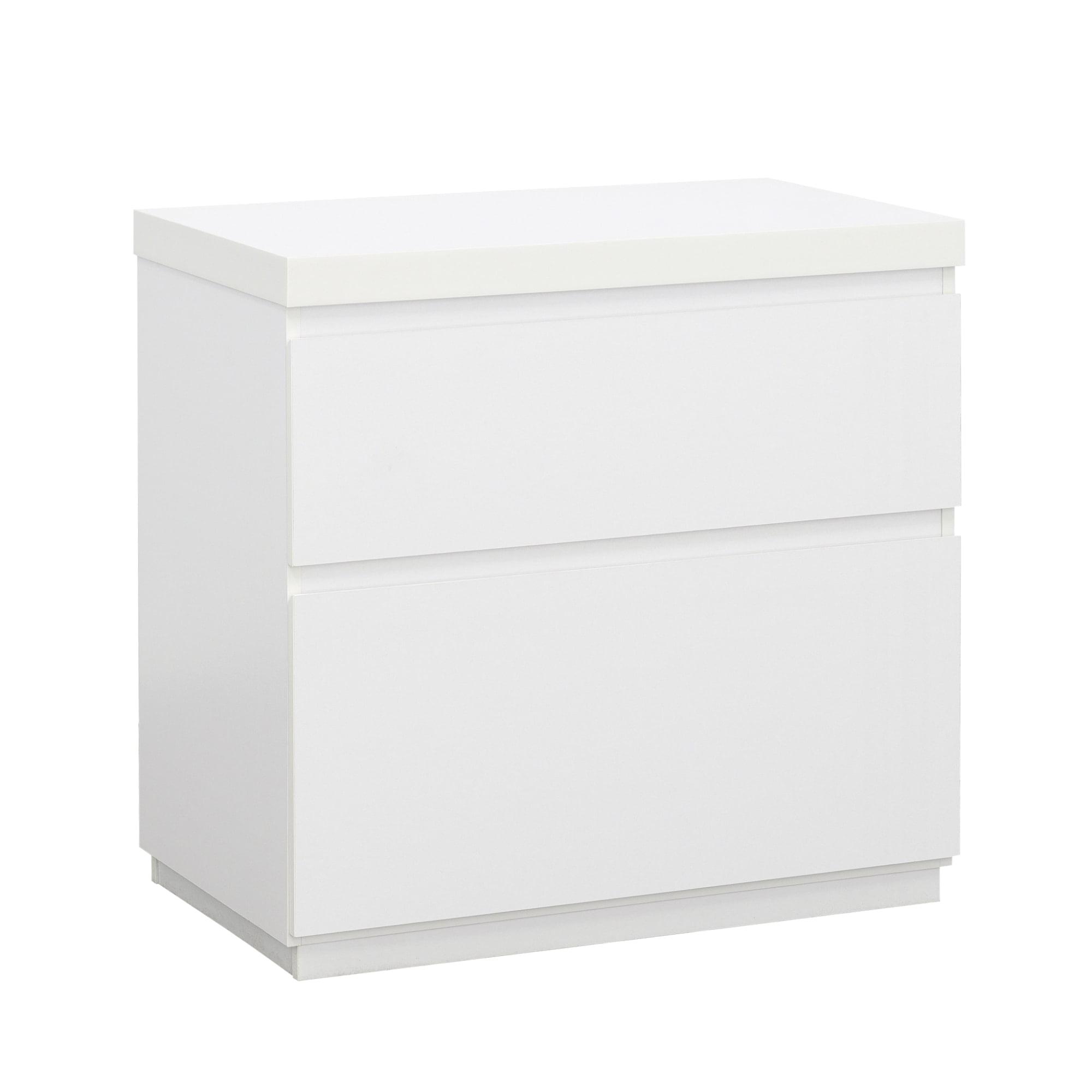 White 2-Drawer Legal Size Lateral File Cabinet