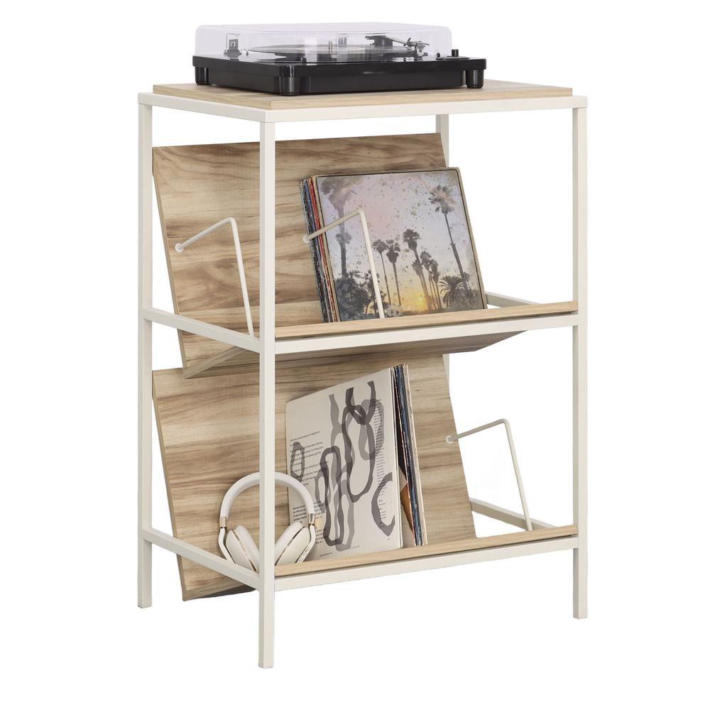 Sauder Nova Loft Accent Storage Cabinet Kiln Acacia