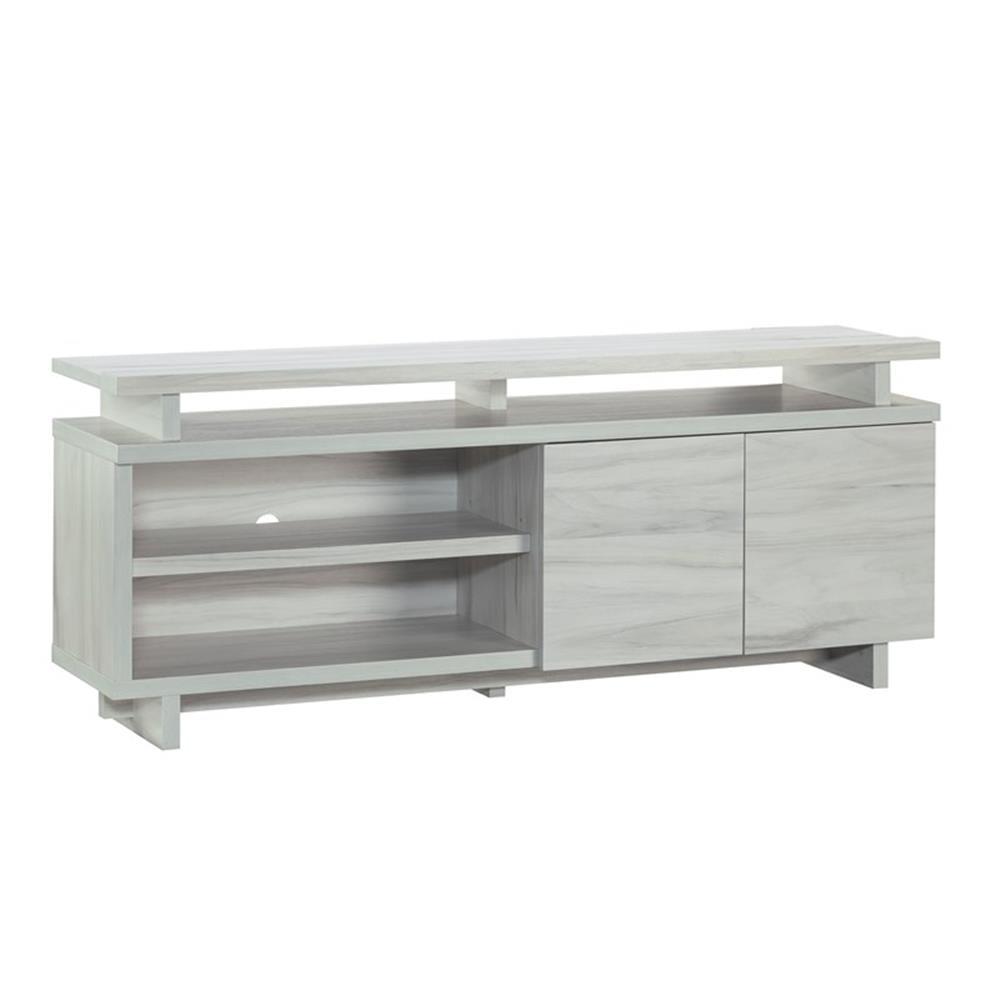 Haze Acacia Gray 59'' Engineered Wood Media Console