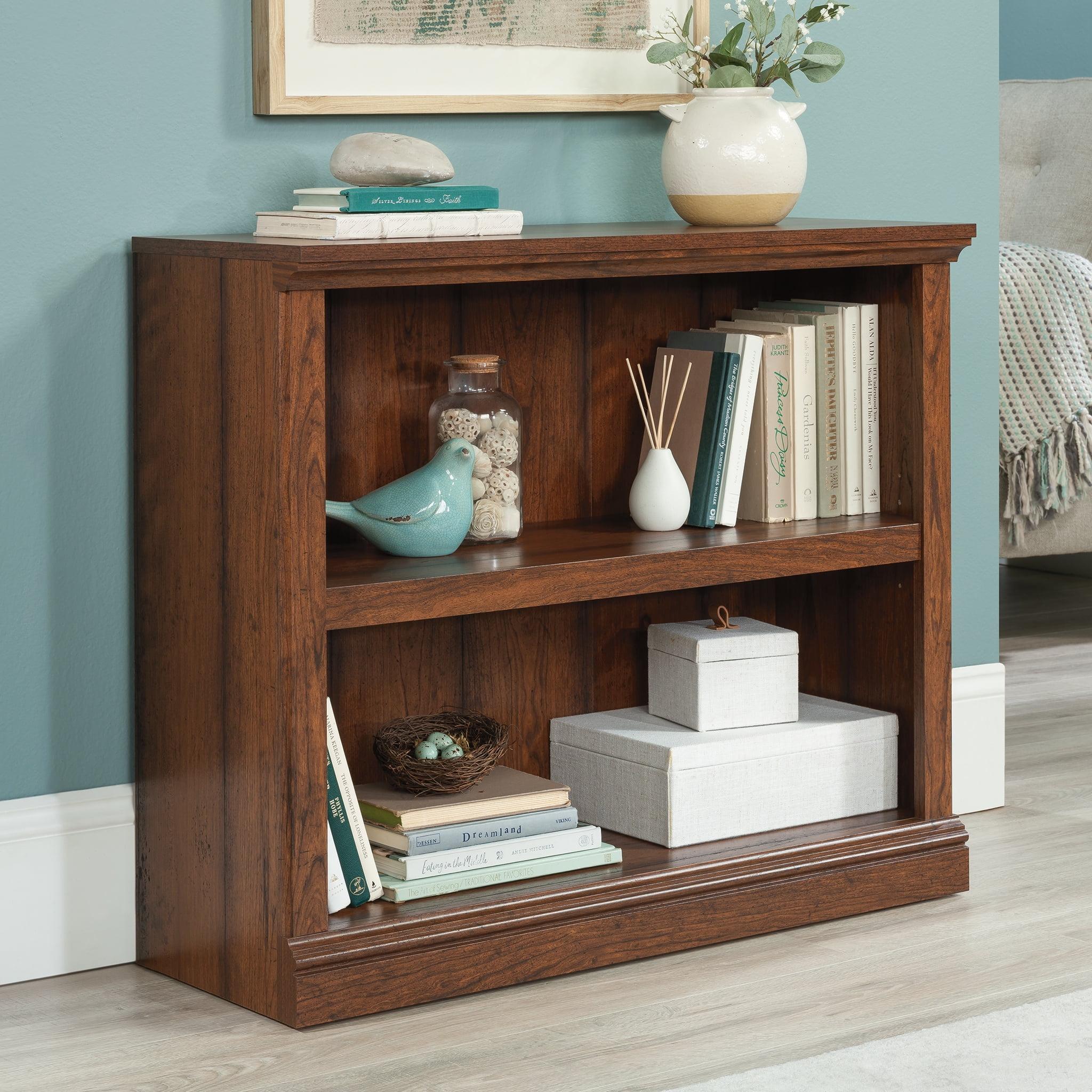 Sauder Select 2-Shelf Bookcase, Washington Cherry Finish