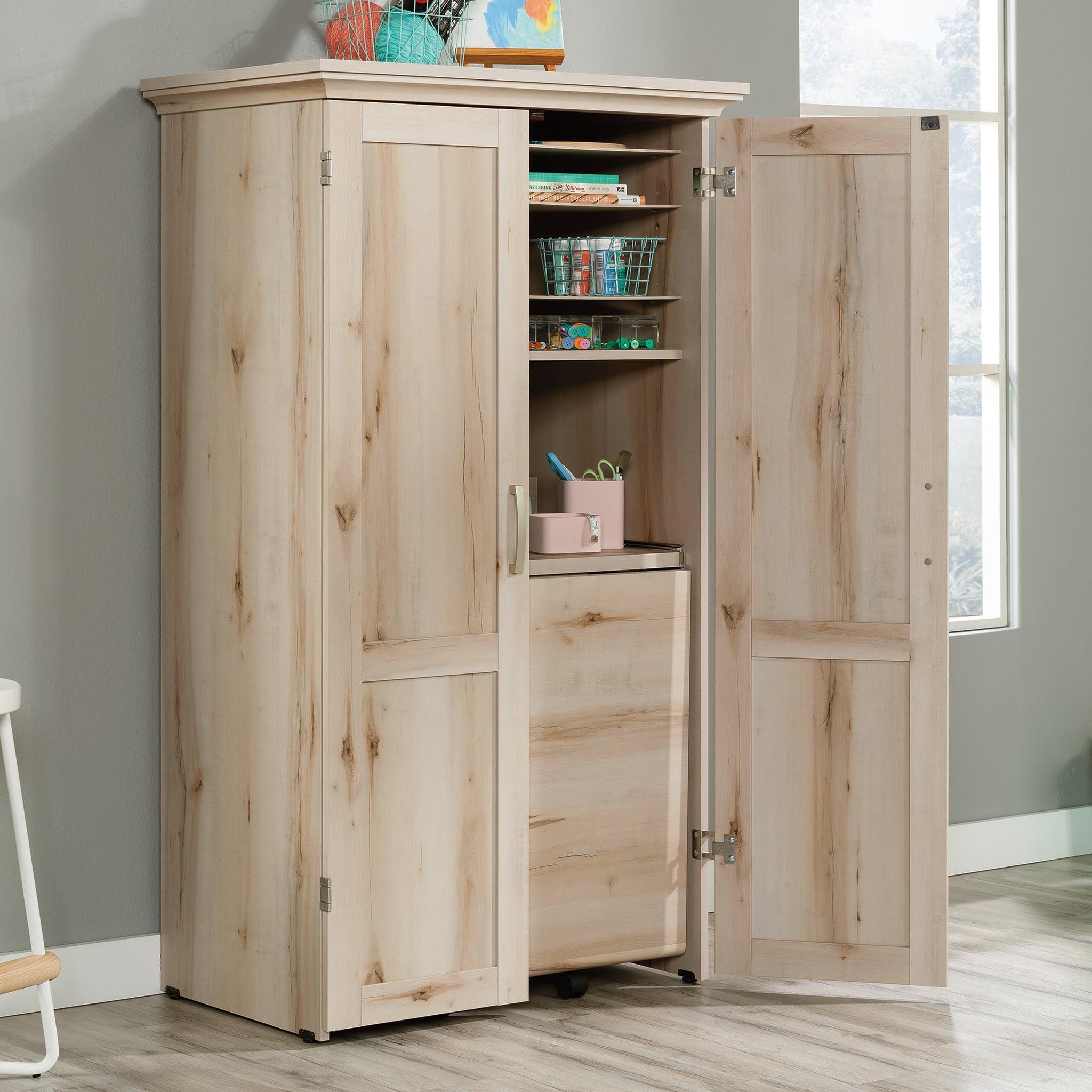 Sauder Select Engineered Wood Multi-Purpose Storage Armoire in Pacific Maple