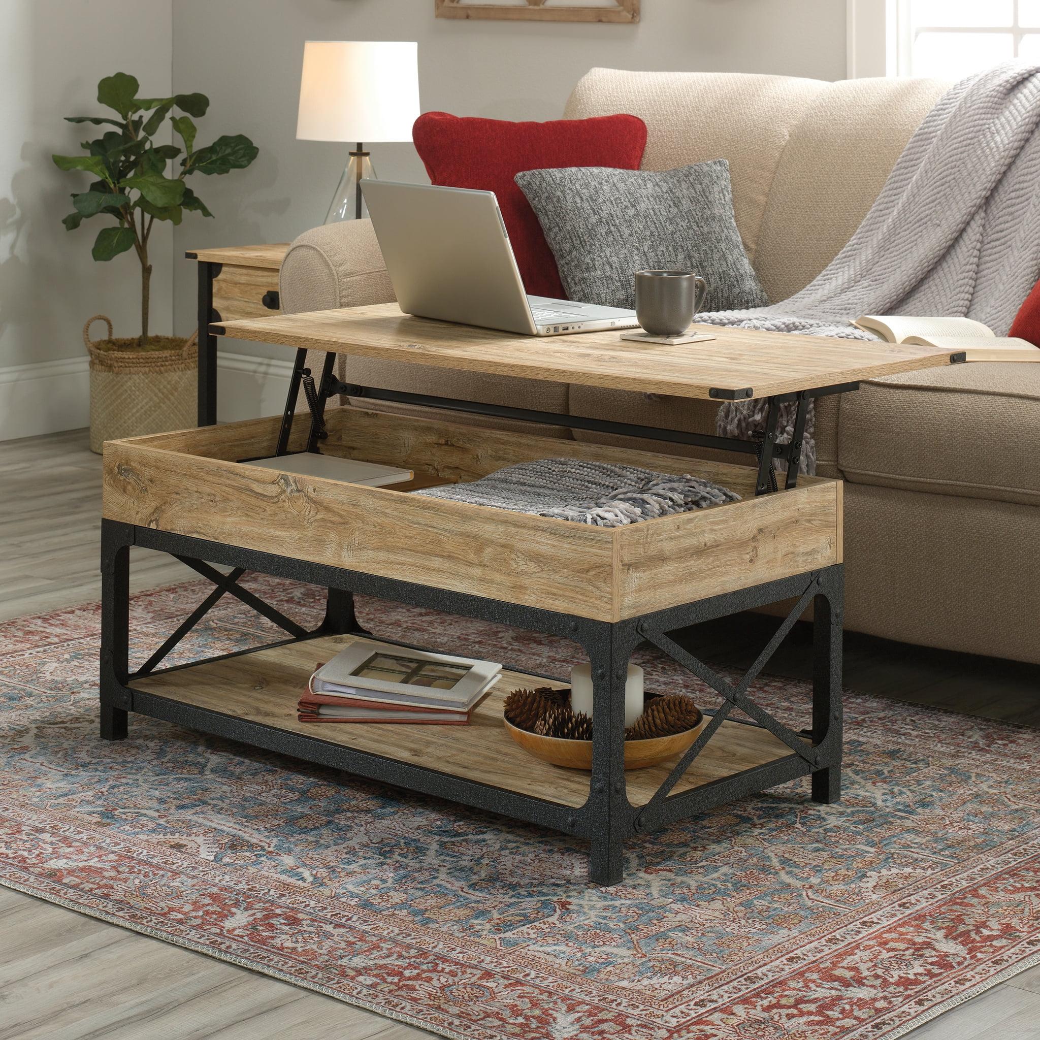 Milled Mesquite Lift-Top Coffee Table with Storage