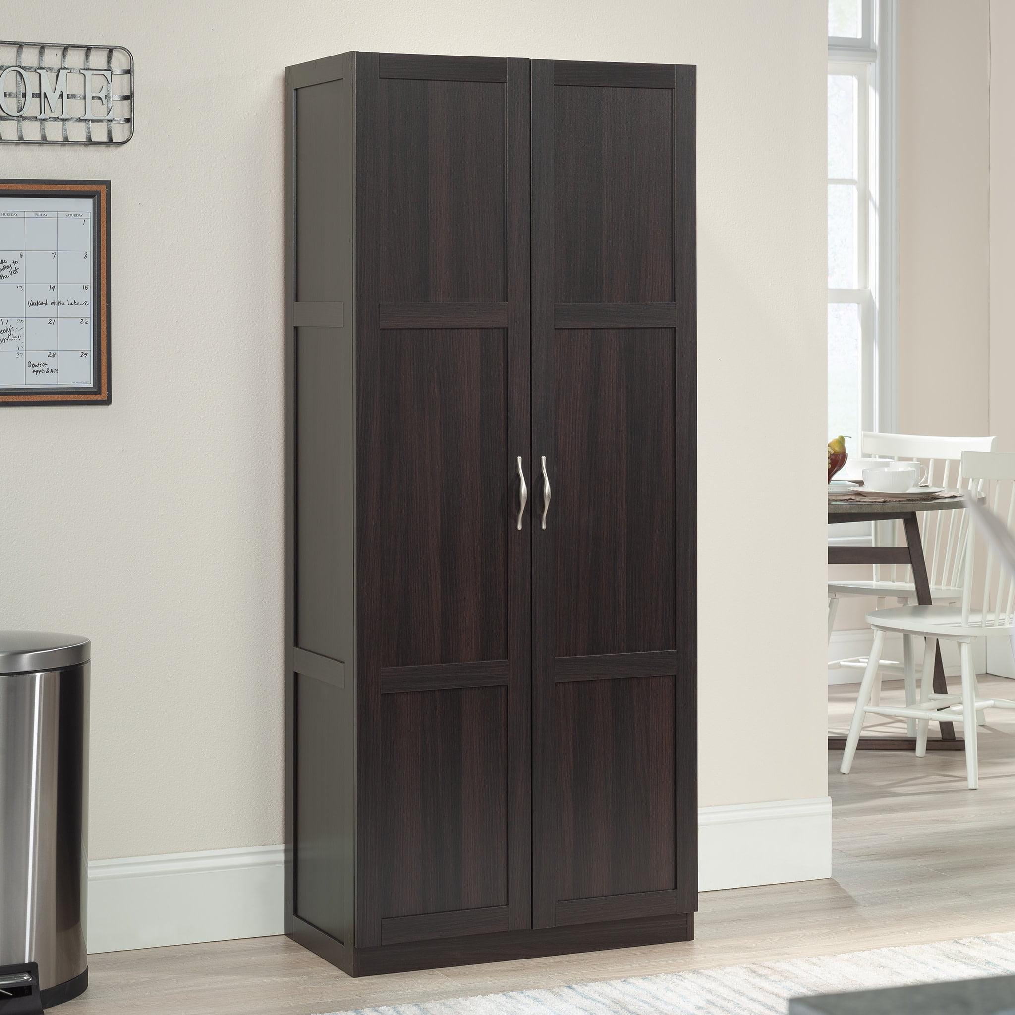 Sauder Select Engineered Wood Storage Cabinet in Cinnamon Cherry Finish