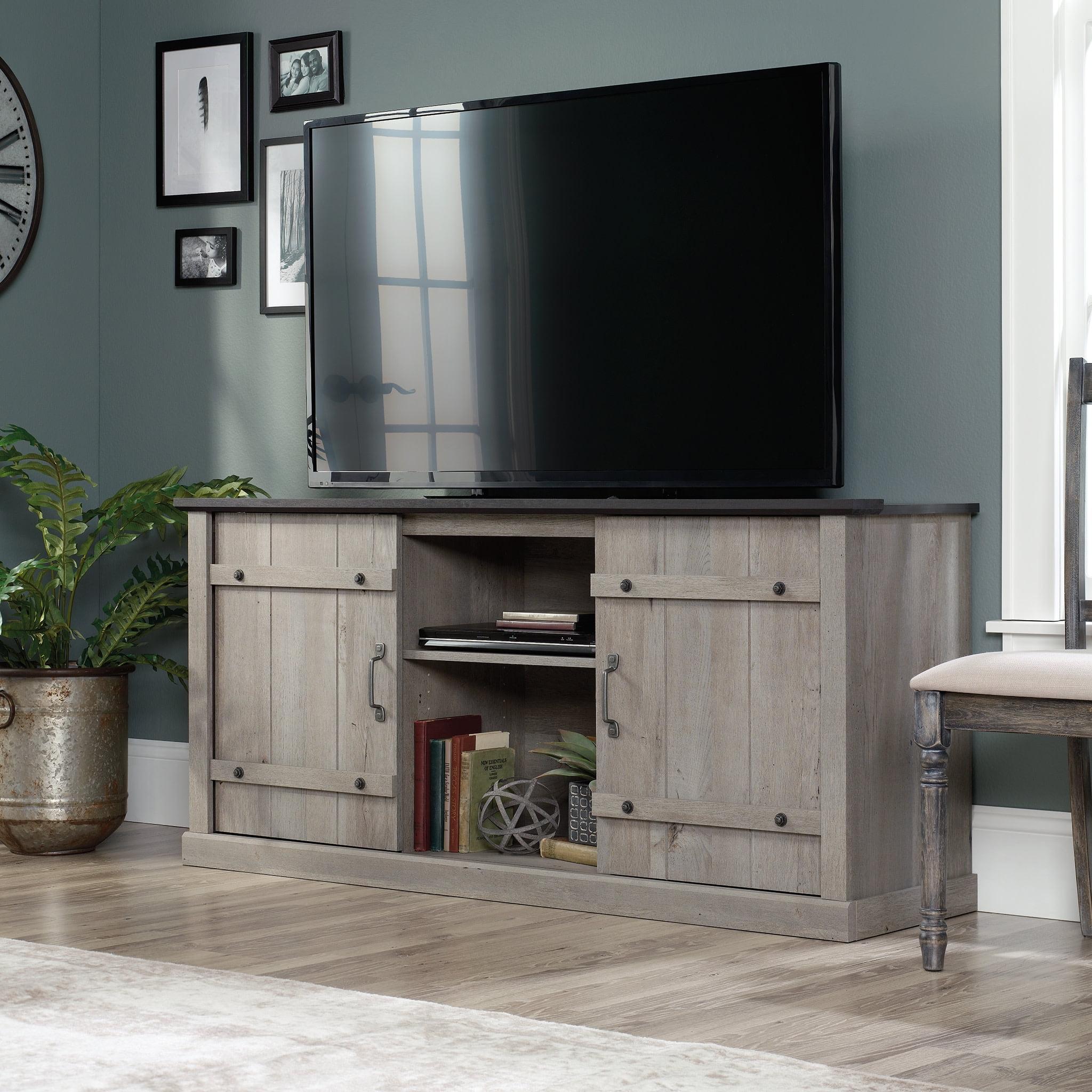 Sauder Engineered Wood TV Stand For TVs Up To 70" in Mystic Oak