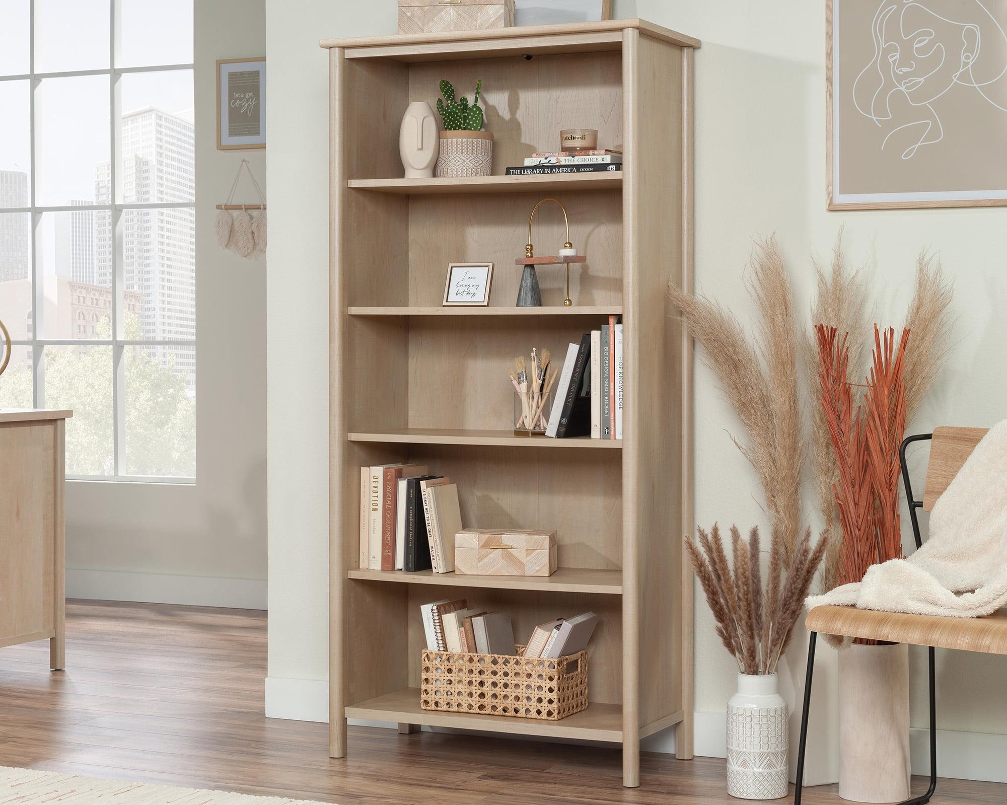 66.14" Whitaker Point 5 Shelf Bookcase Natural Maple - Sauder