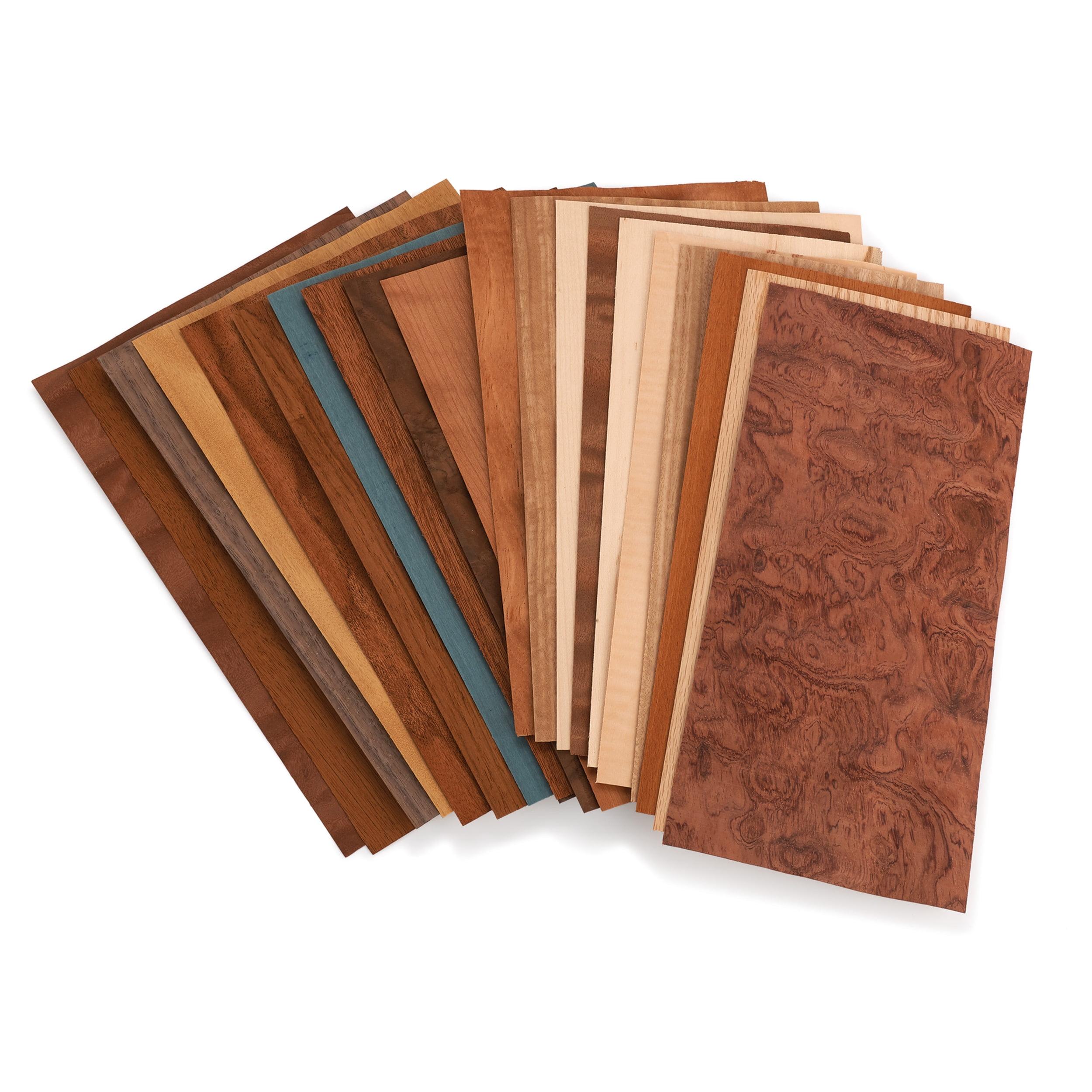 Sauers Mixed Variety Domestic & Exotic Veneer Pack, 10 sq ft Pack