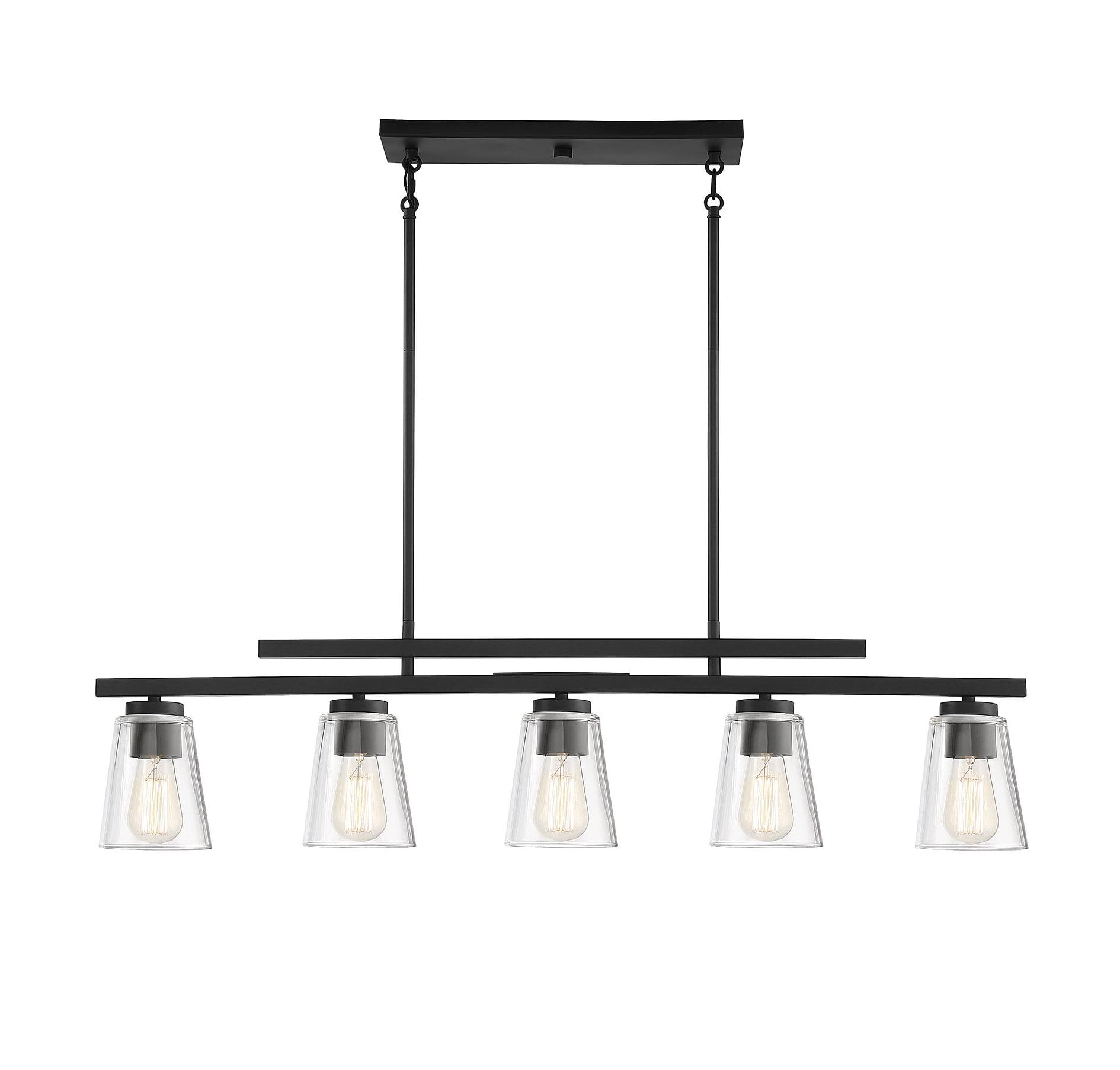 Savoy House Calhoun 5 - Light Chandelier in  Matte Black