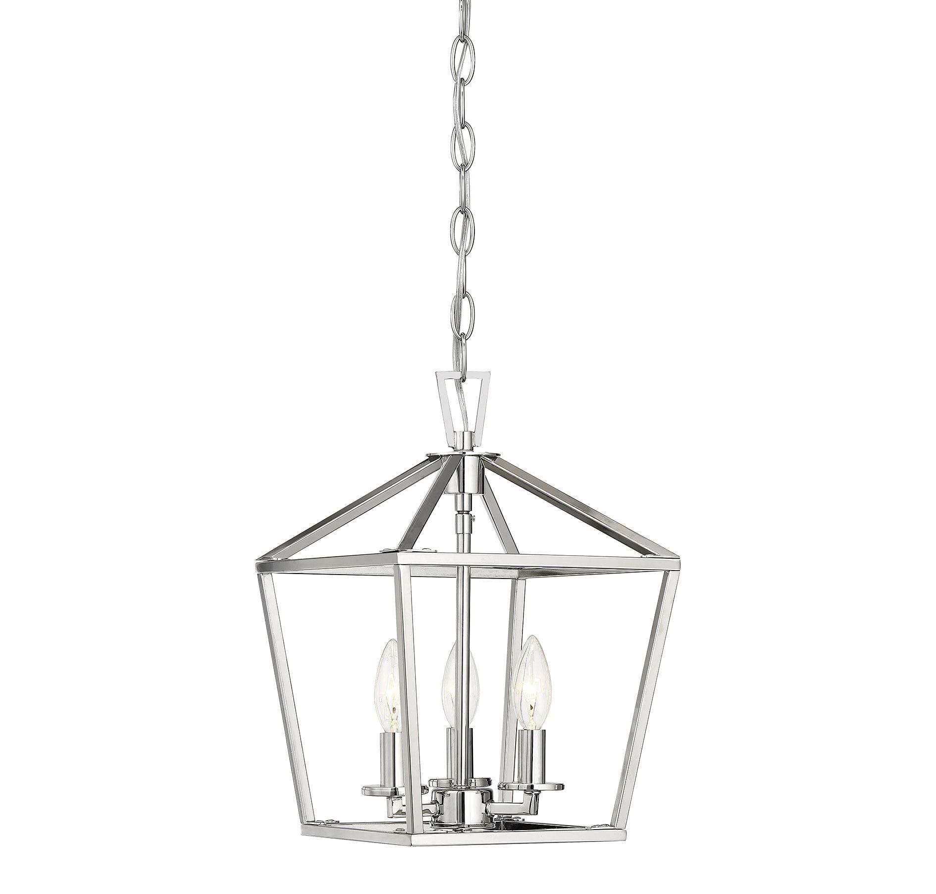 Townsend Polished Nickel 3-Light LED Compatible Pendant