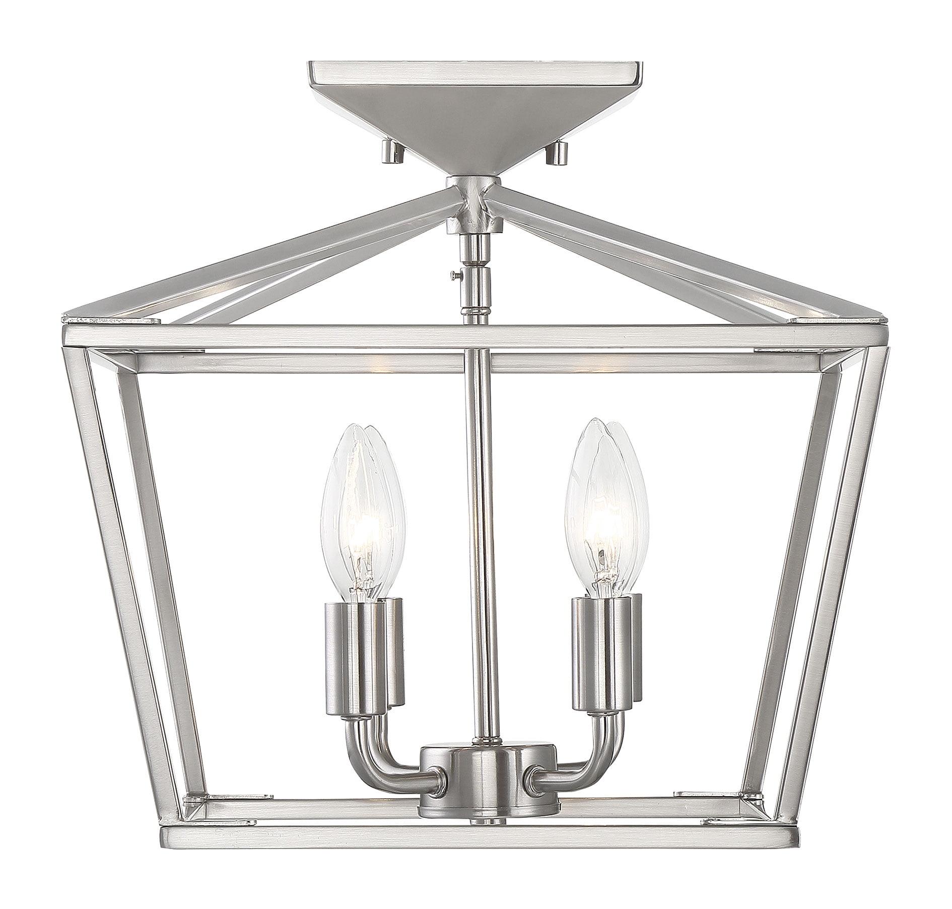 Savoy House Townsend 4 - Light Semi-Flush Mount in  Satin Nickel