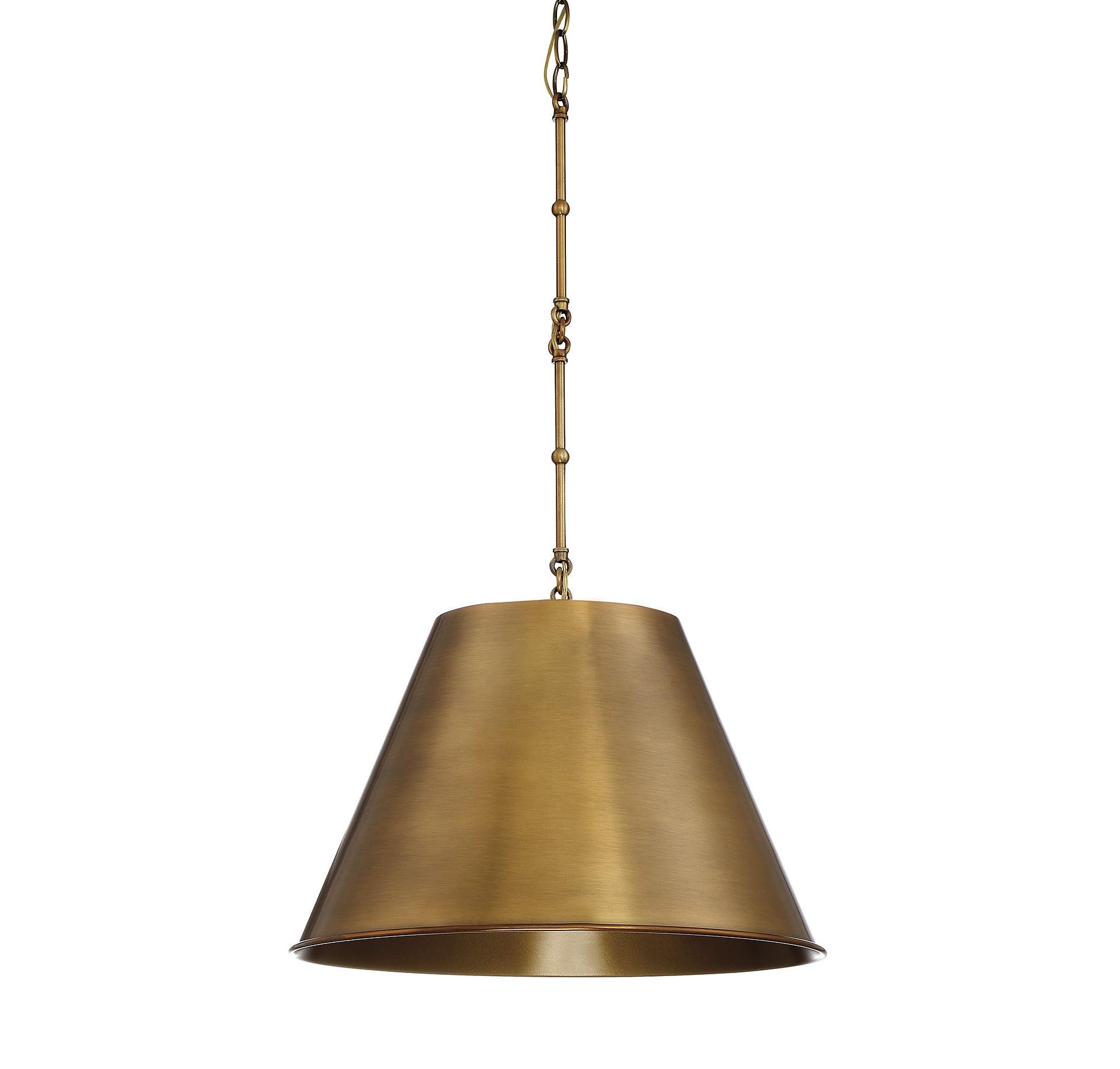 Savoy House Alden 1 - Light Pendant in  Warm Brass