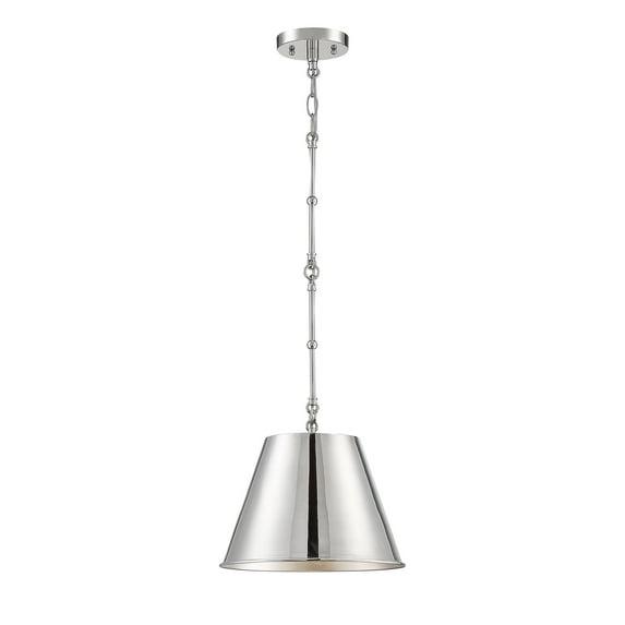 Savoy House Alden 1 - Light Pendant in  Polished Nickel